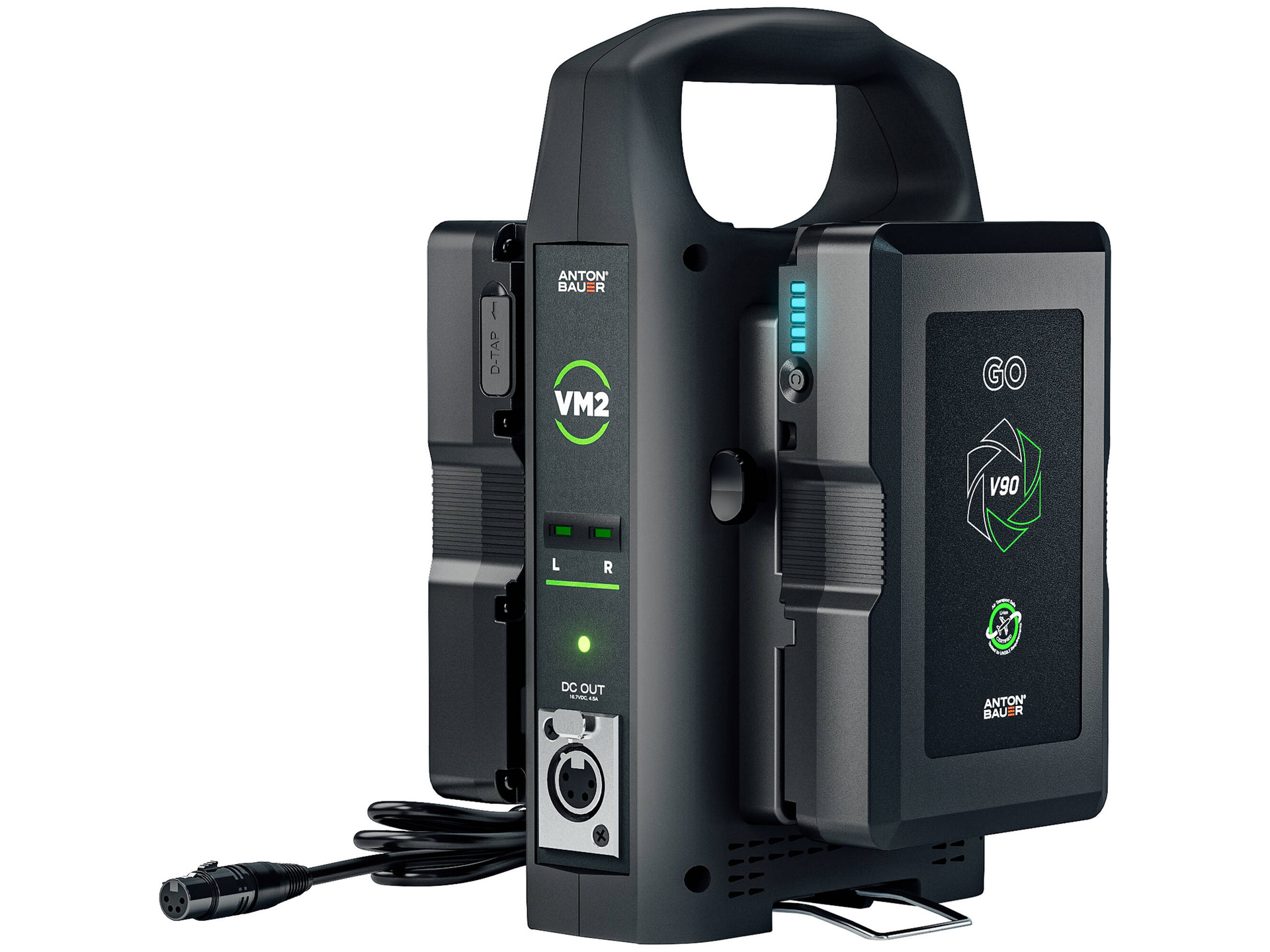 Anton Bauer Go 90 2-Battery and Charger Travel Kit (V-Mount)