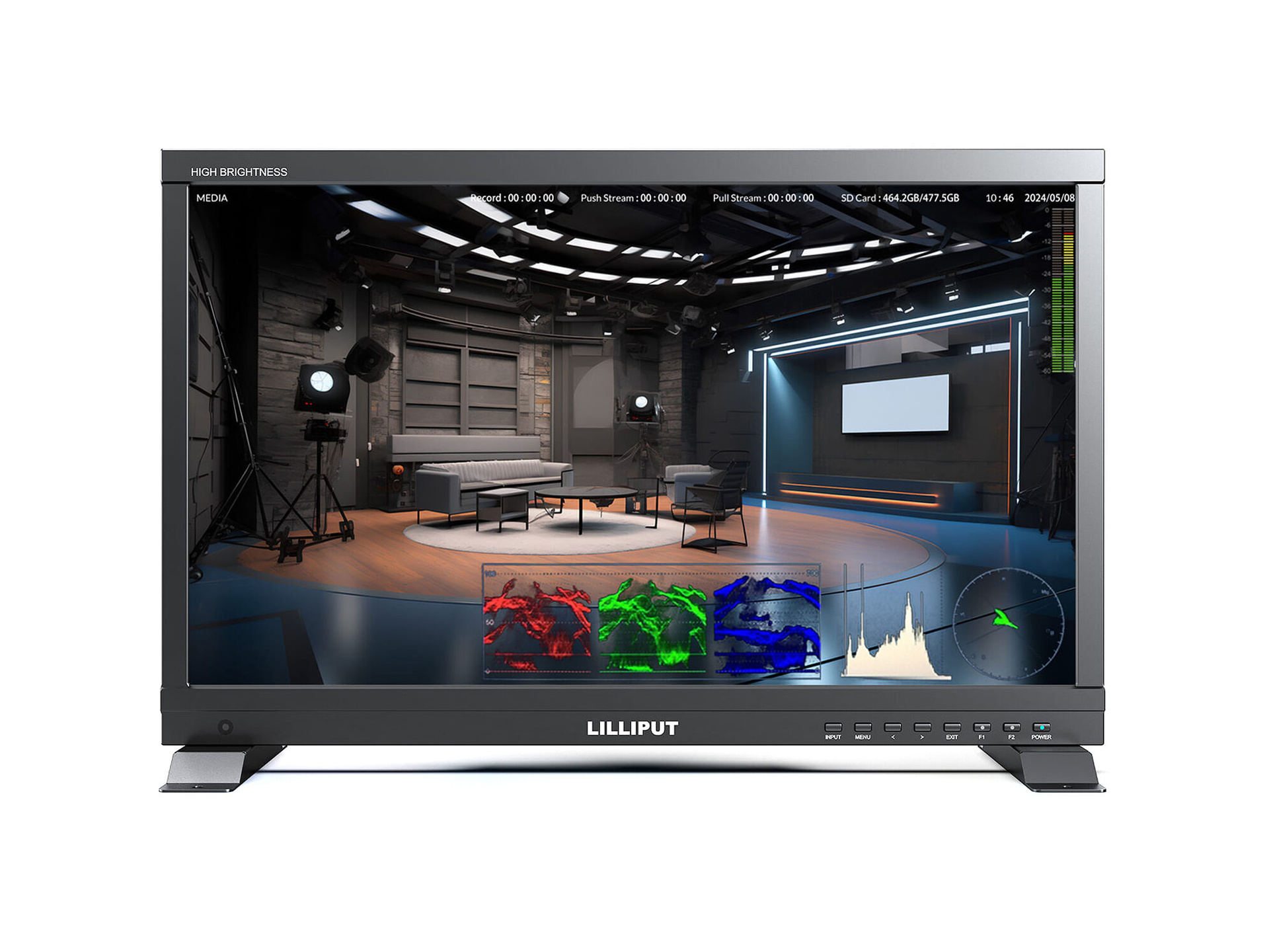 Lilliput PVM220S-E 21.5" Live Stream Recording Monitor (V-Mount)