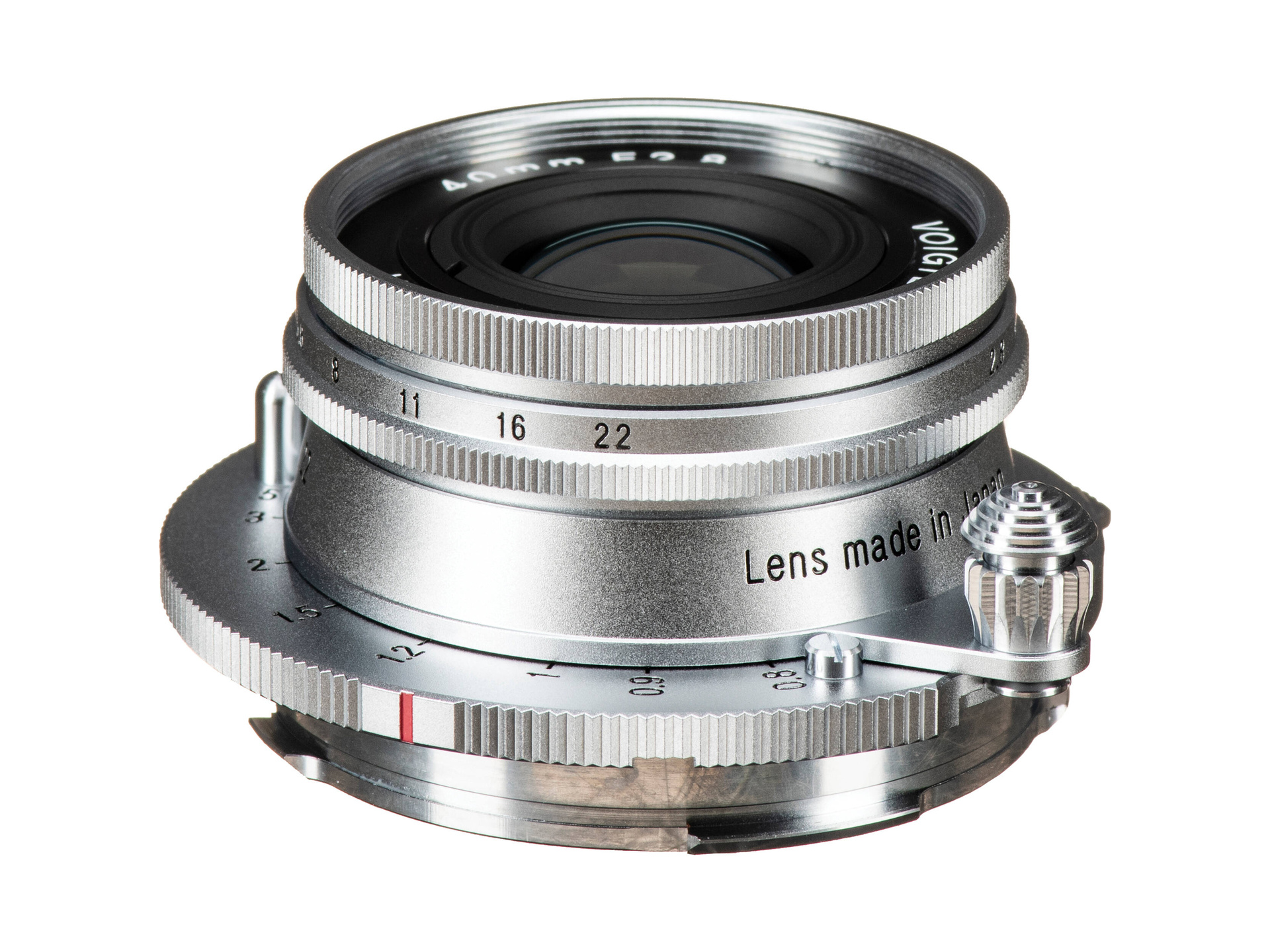 Voigtlander Heliar 40mm f/2.8 Aspherical Lens (Silver)