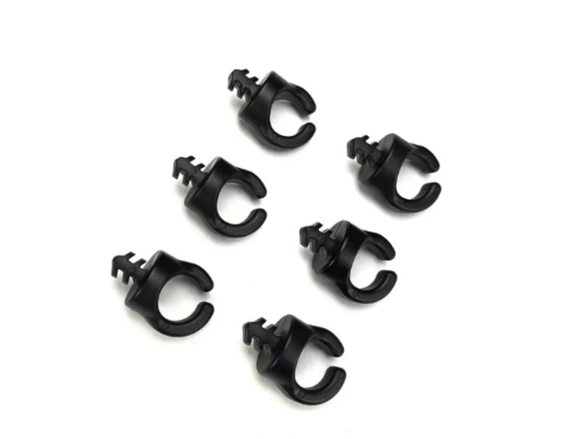 Titan 1/4"-20 Cable Management Clips (6 Pack, Black)