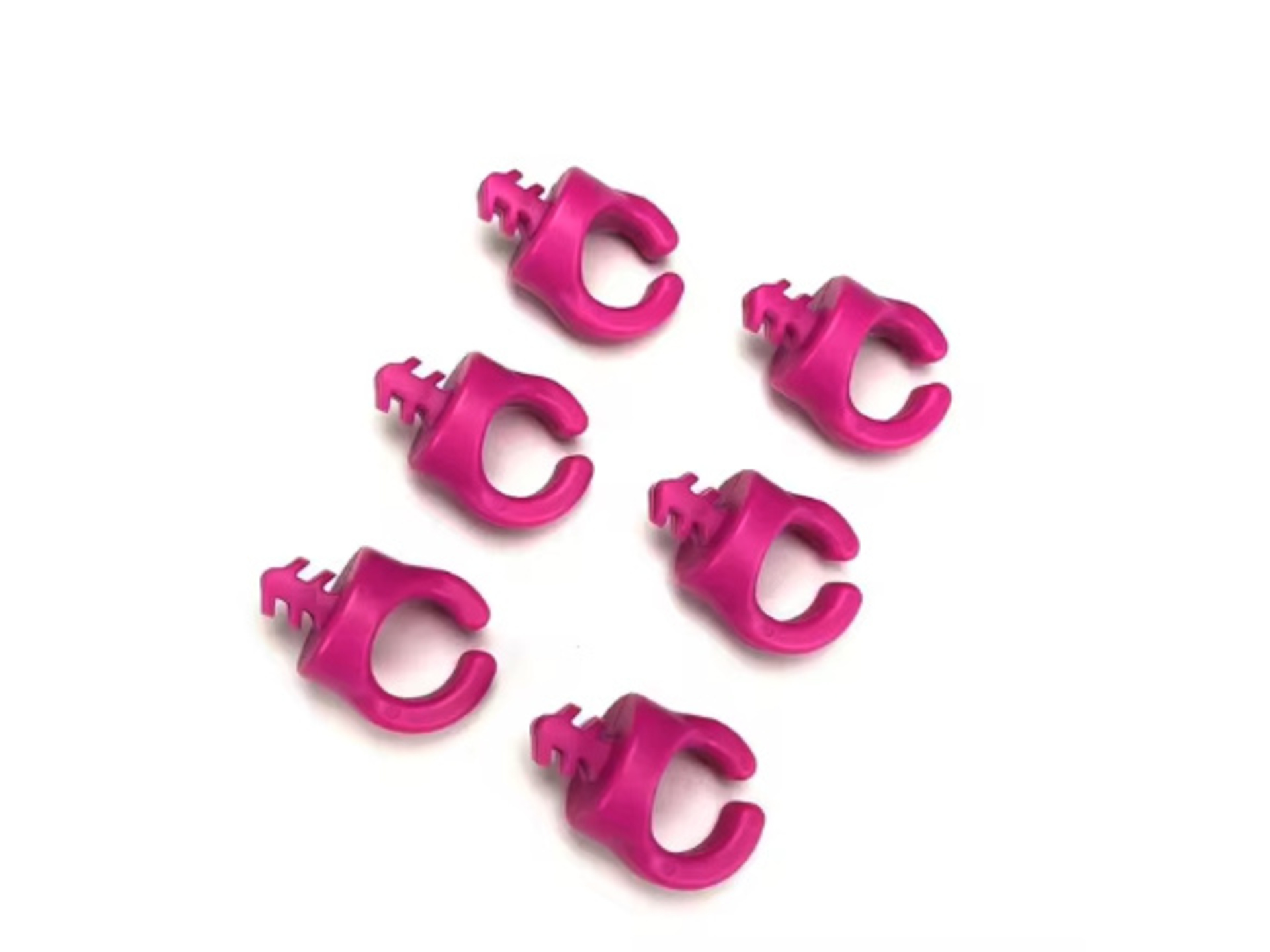 Titan 3/8"-16 Cable Management Clips (6 Pack, Purple)