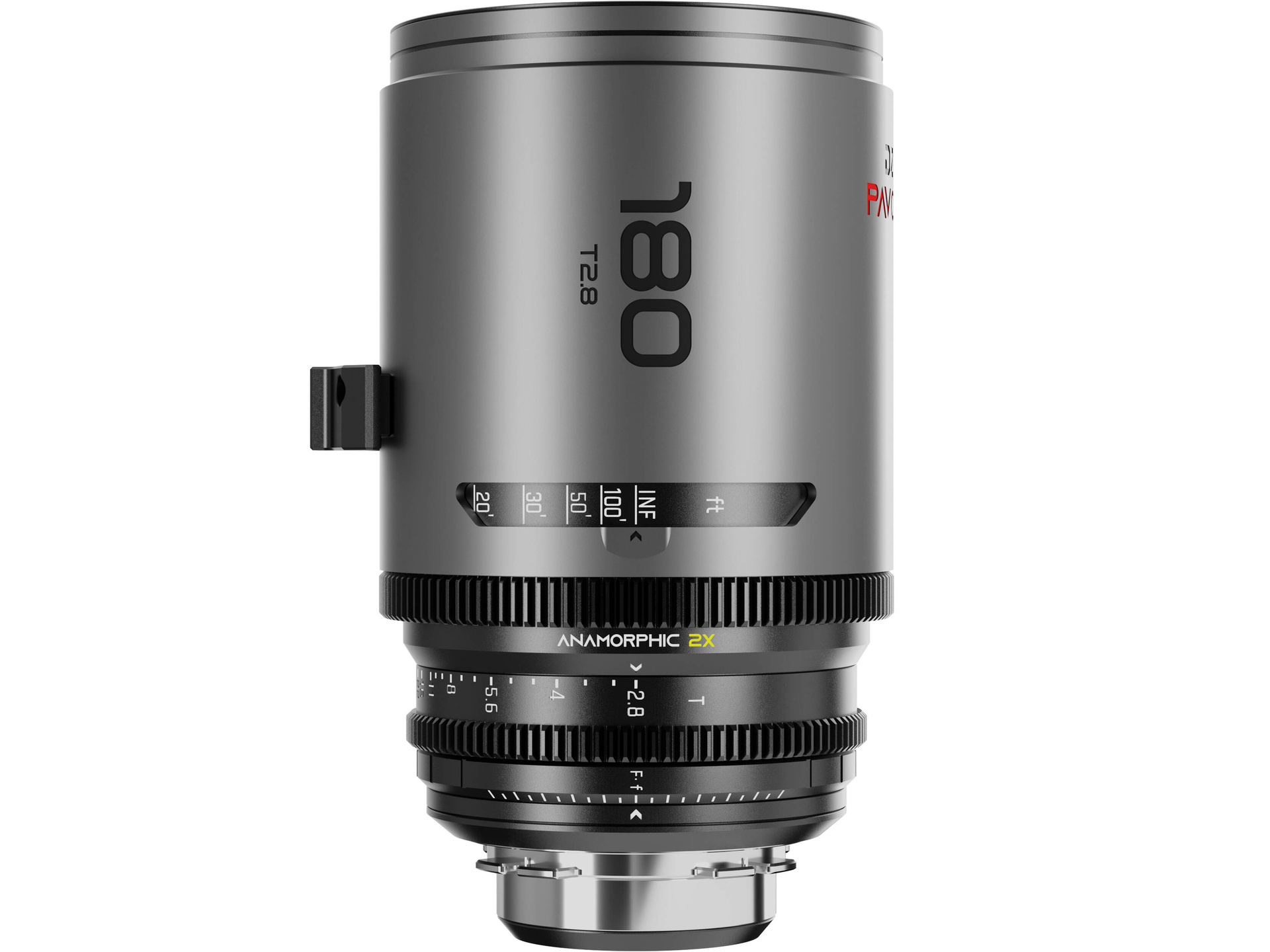 DZOFilm PAVO 180mm T2.8 2x Anamorphic Prime Lens (Neutral Flares, PL/EF Mount, Metres)