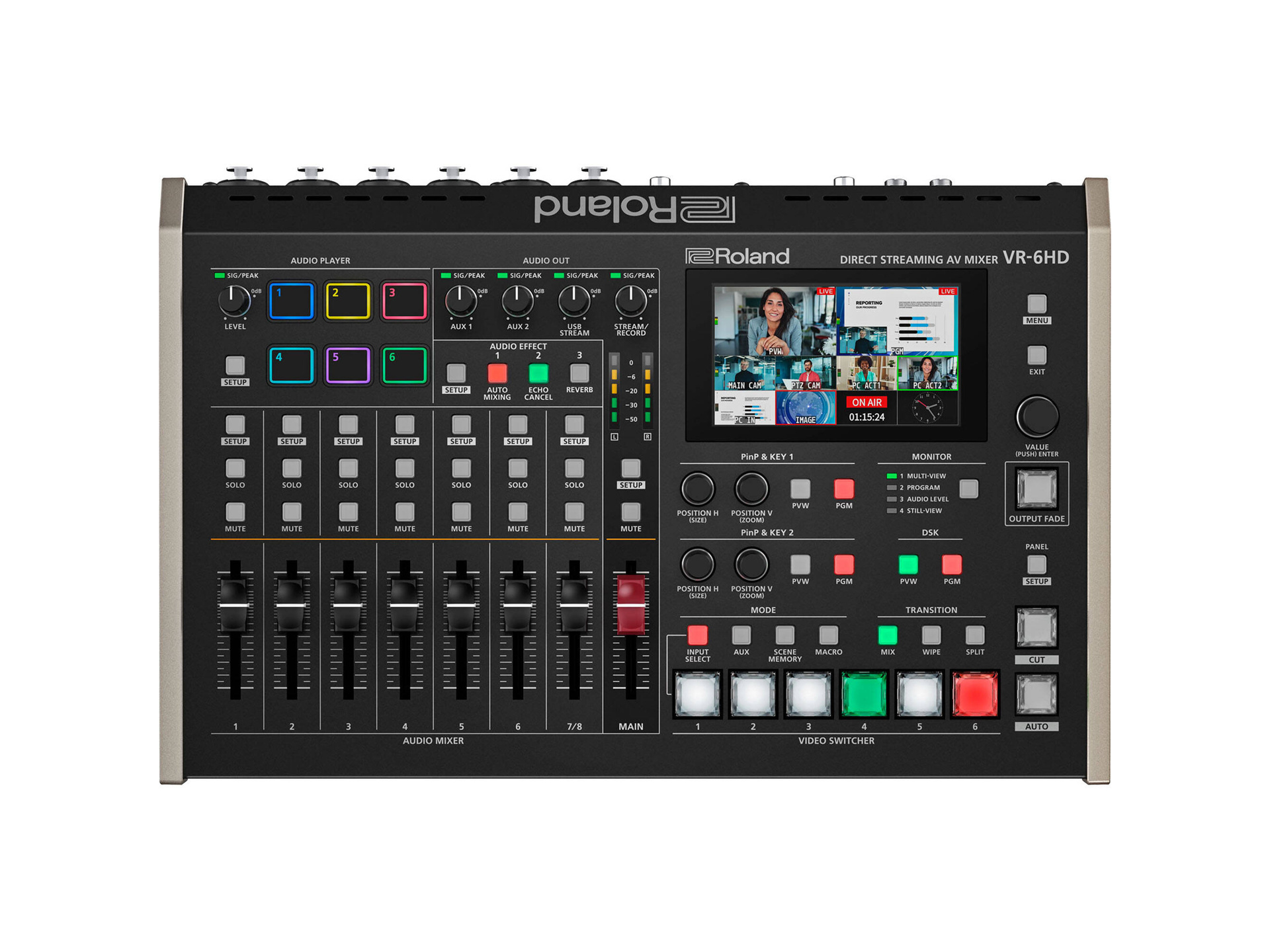Roland VR-6HD Direct Streaming AV Mixer | Rubber Monkey | AU