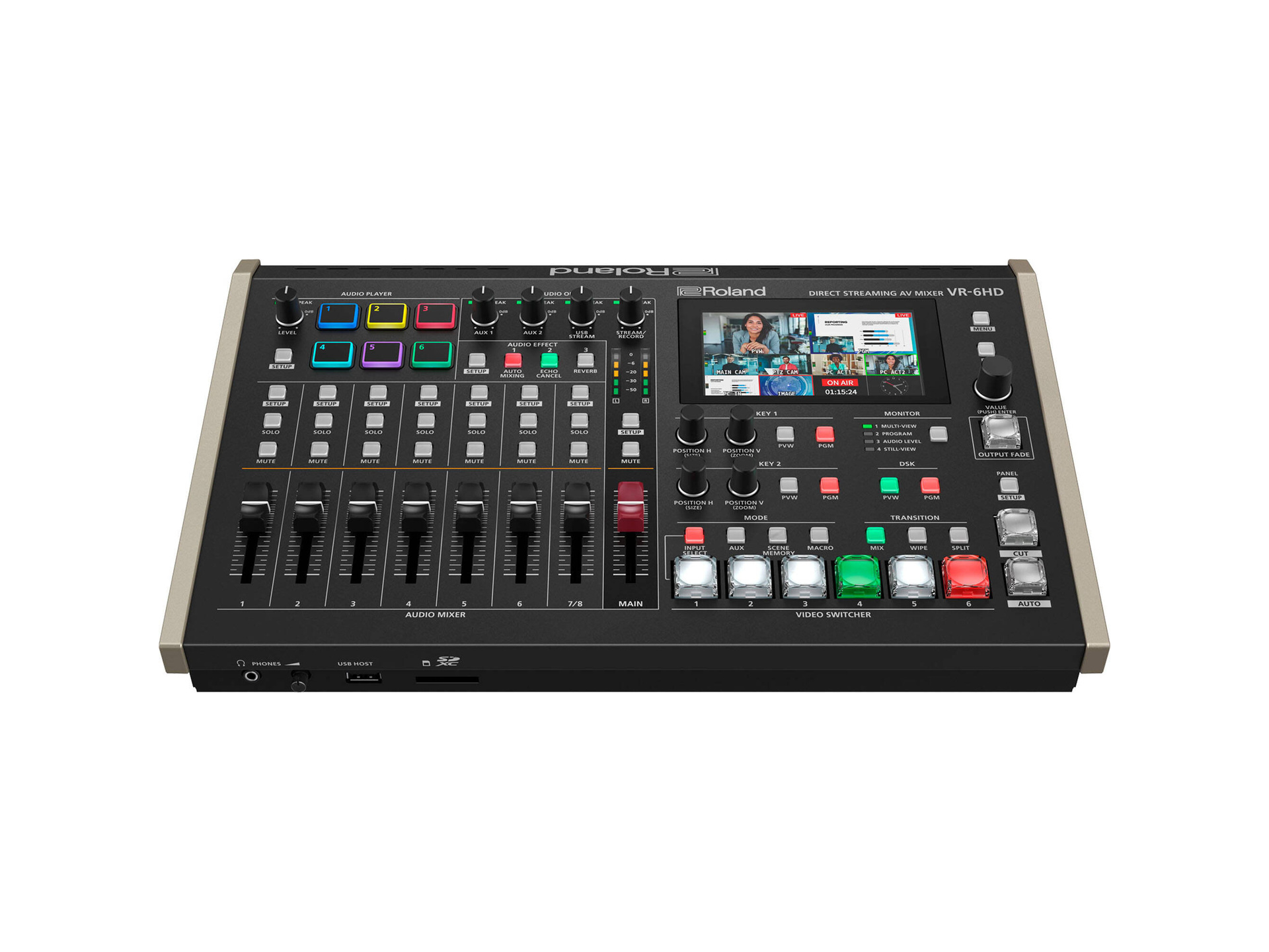Roland VR-6HD Direct Streaming AV Mixer | Rubber Monkey | AU