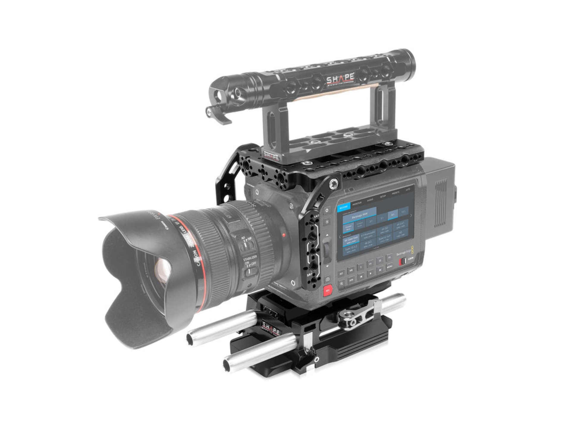 SHAPE Cage for Blackmagic PYXIS 6K with 15mm LWS Rod System