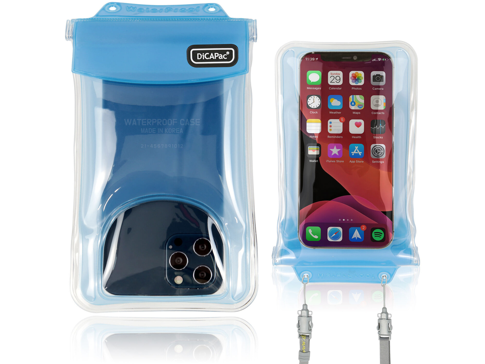 DiCAPac WP-C2S Waterproof Smartphone Case (Blue)
