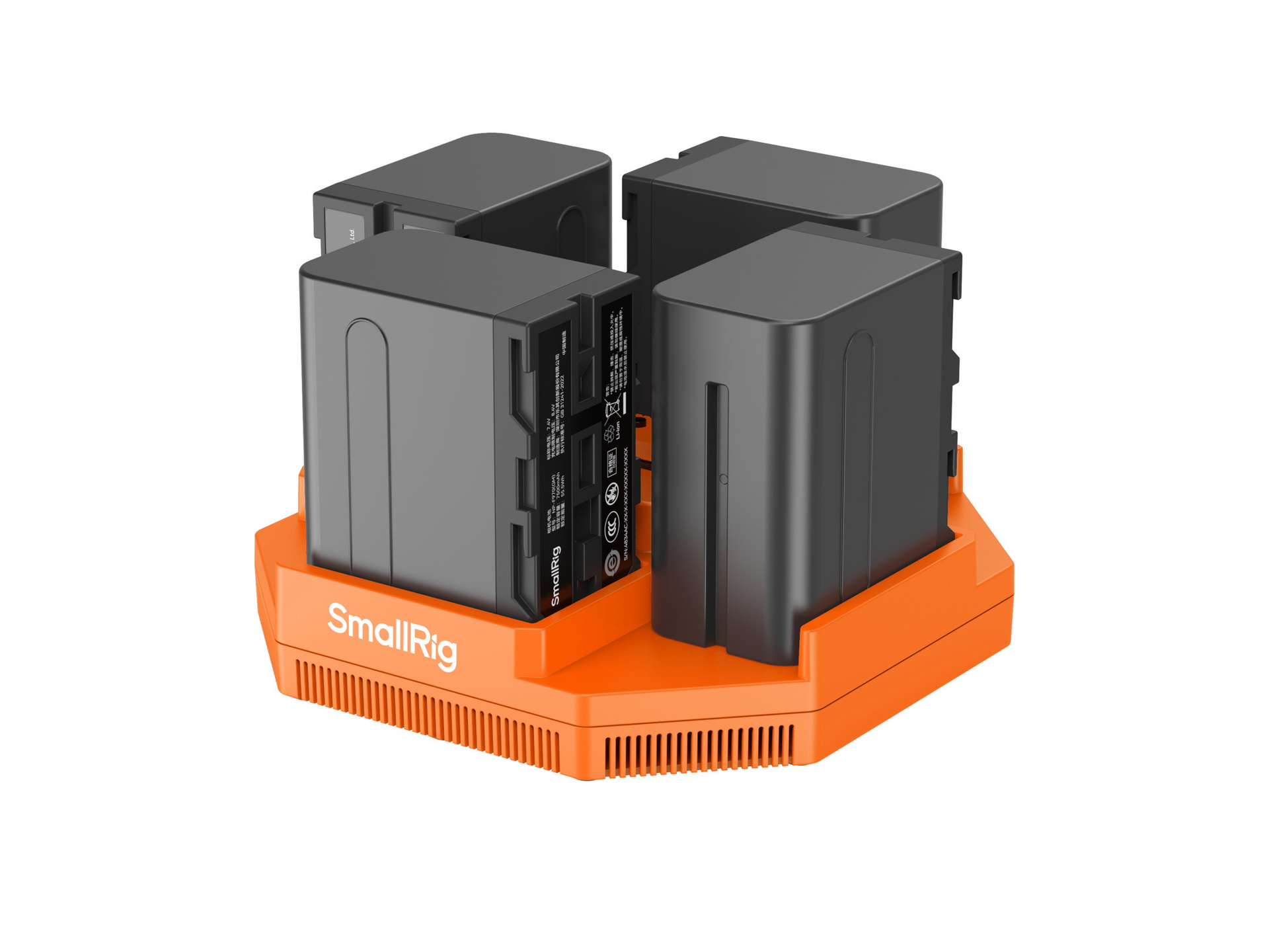 SmallRig 4834 NP-F970 4-Channel Camera Battery Charger & 4-Battery Kit