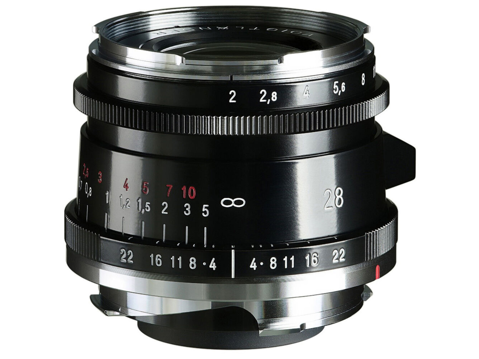 Voigtlander 28mm f/2.0 Ultron Vintage Aspherical VM Lens Type II (Black)