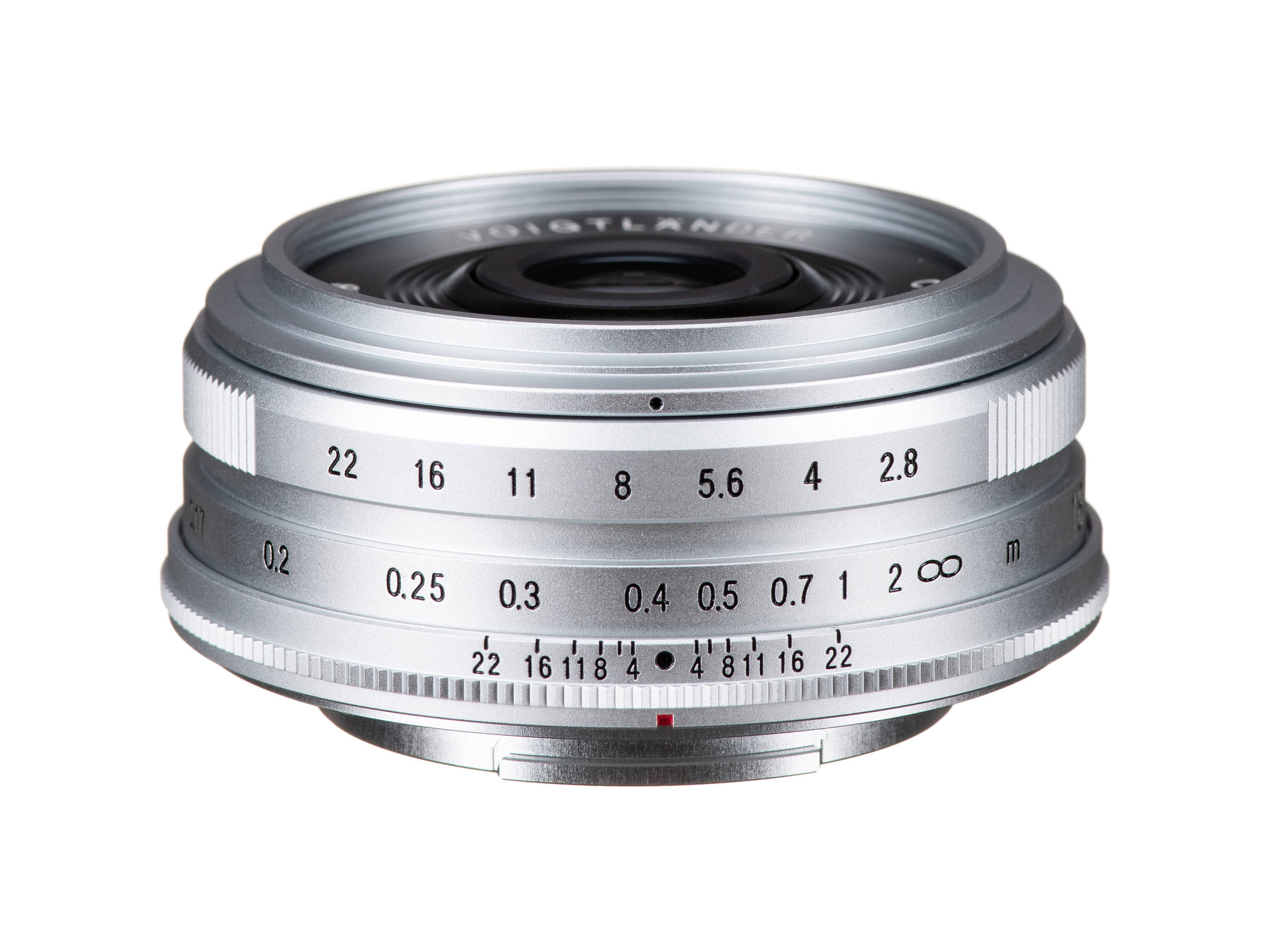 Voigtlander 18mm f/2.8 Color-Skopar Lens (FUJIFILM X, Silver)