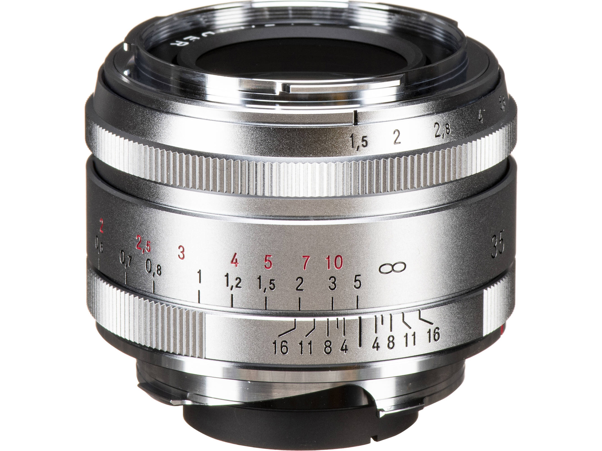 Voigtlander Nokton Vintage Line 35mm f/1.5 Aspherical Type II VM Lens (Silver)