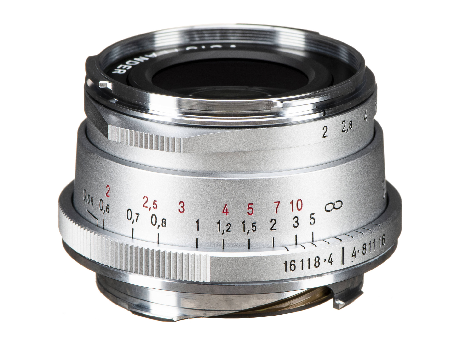 Voigtlander Ultron Vintage Line 35mm f/2 Aspherical Type II VM Lens (Silver)