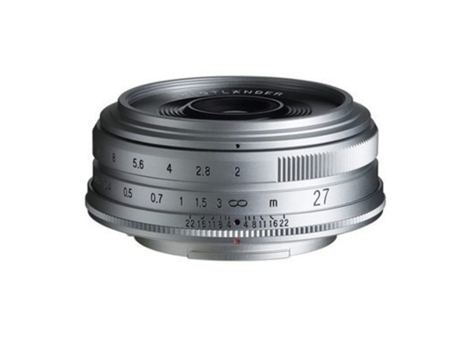 Voigtlander Ultron 27mm f/2 Lens for FujiFilm X (Silver)