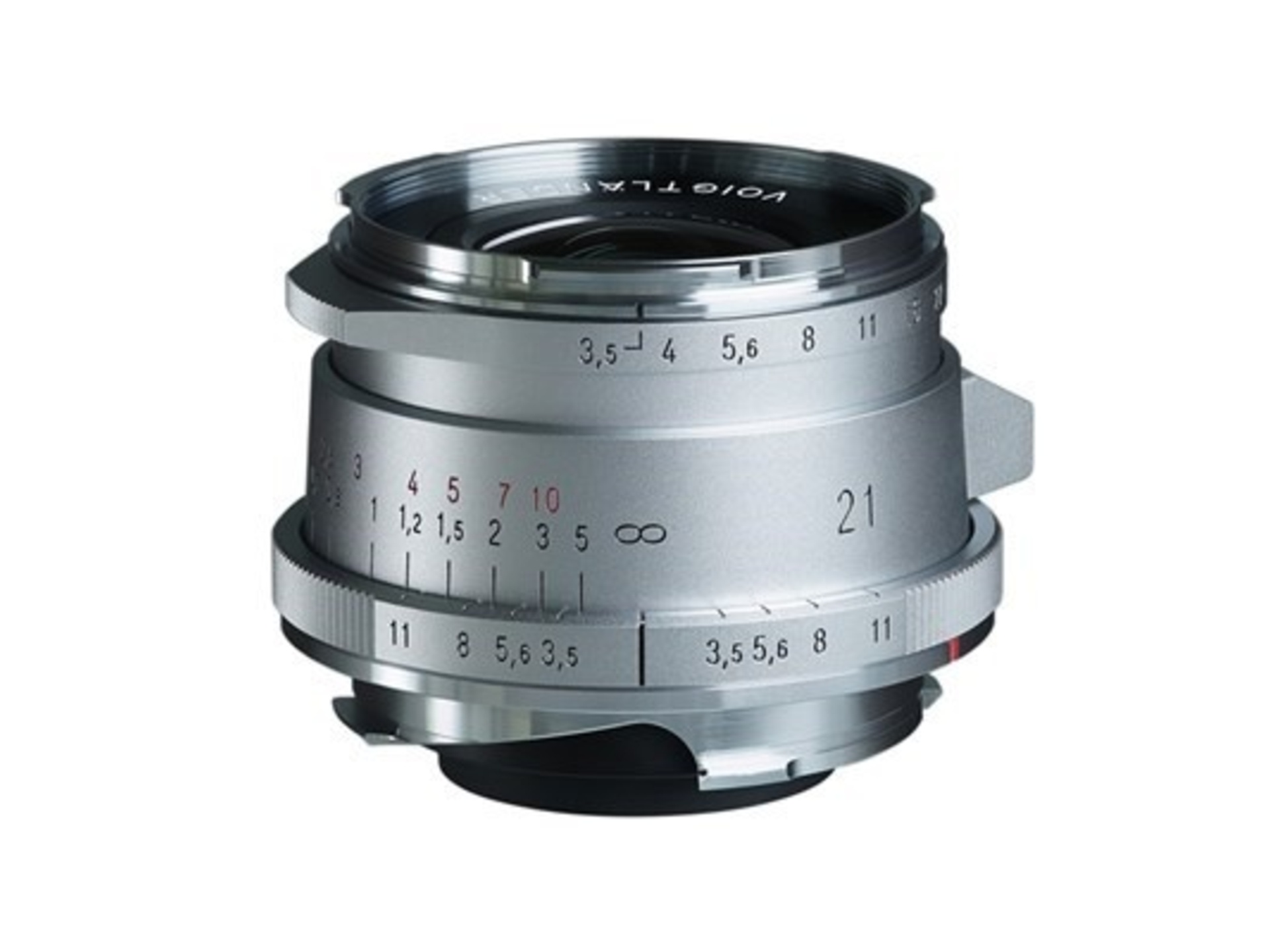 Voigtlander 21mm f/3.5 COLOR-SKOPAR Aspherical Vintage Line Type II Lens for Leica M (Silver)