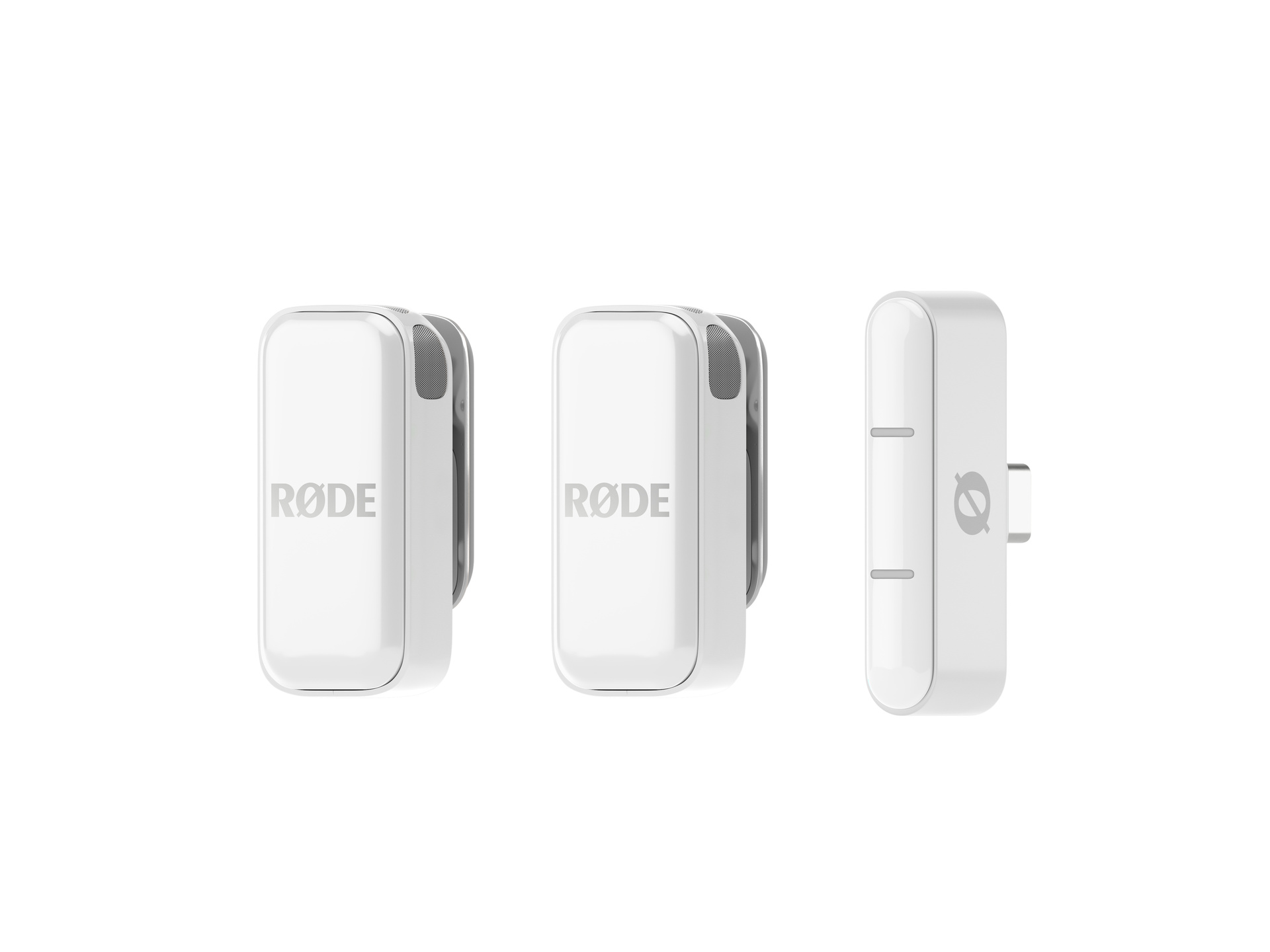 RODE Wireless Micro Ultra-Compact Wireless Microphone (USB-C, White)