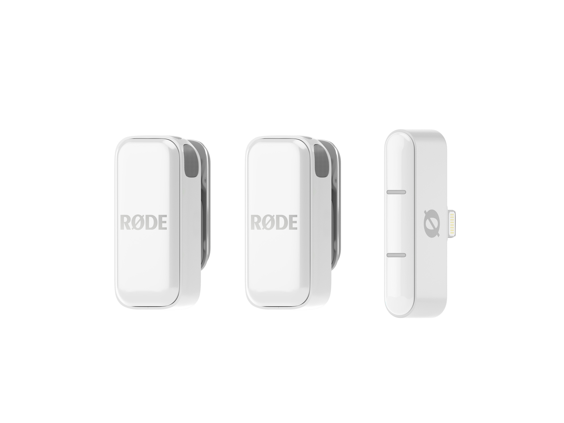RODE Wireless Micro Ultra-Compact Wireless Microphone (Lightning, White)