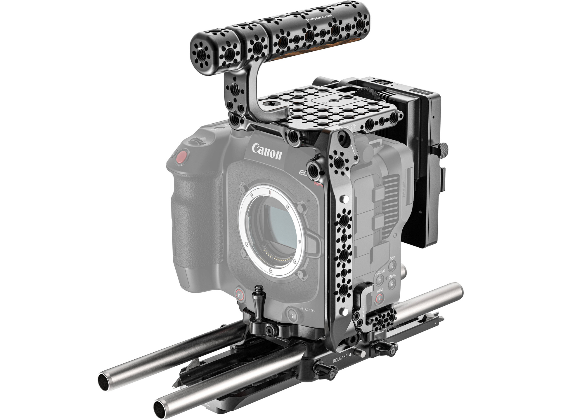 Wooden Camera Elite Accessory System for Canon EOS C80 (V-Mount)