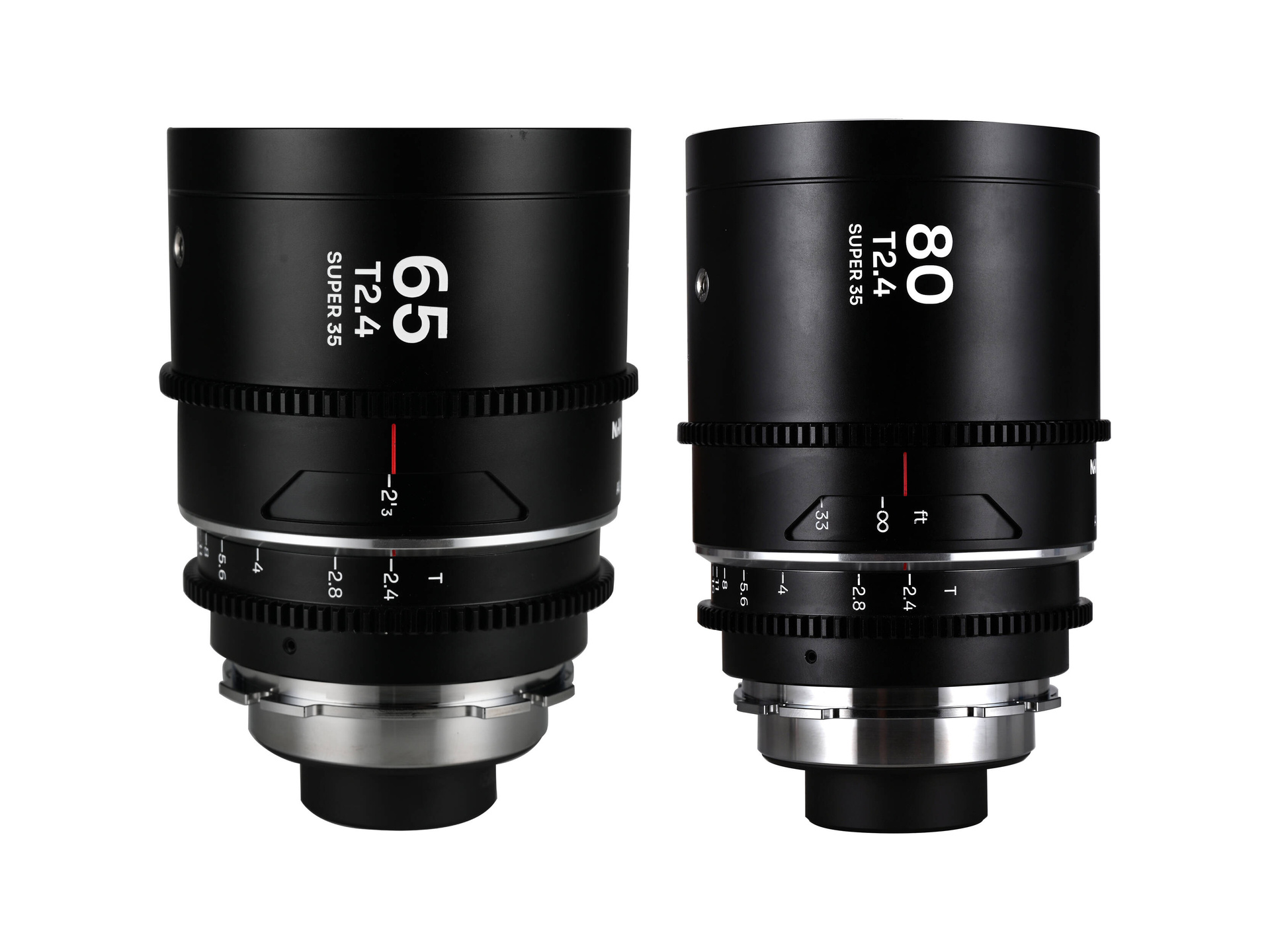 Laowa Nanomorph 65mm & 80mm T2.4 1.5X S35 2 Lens Bundle (ARRI PL/Canon EF, Silver)