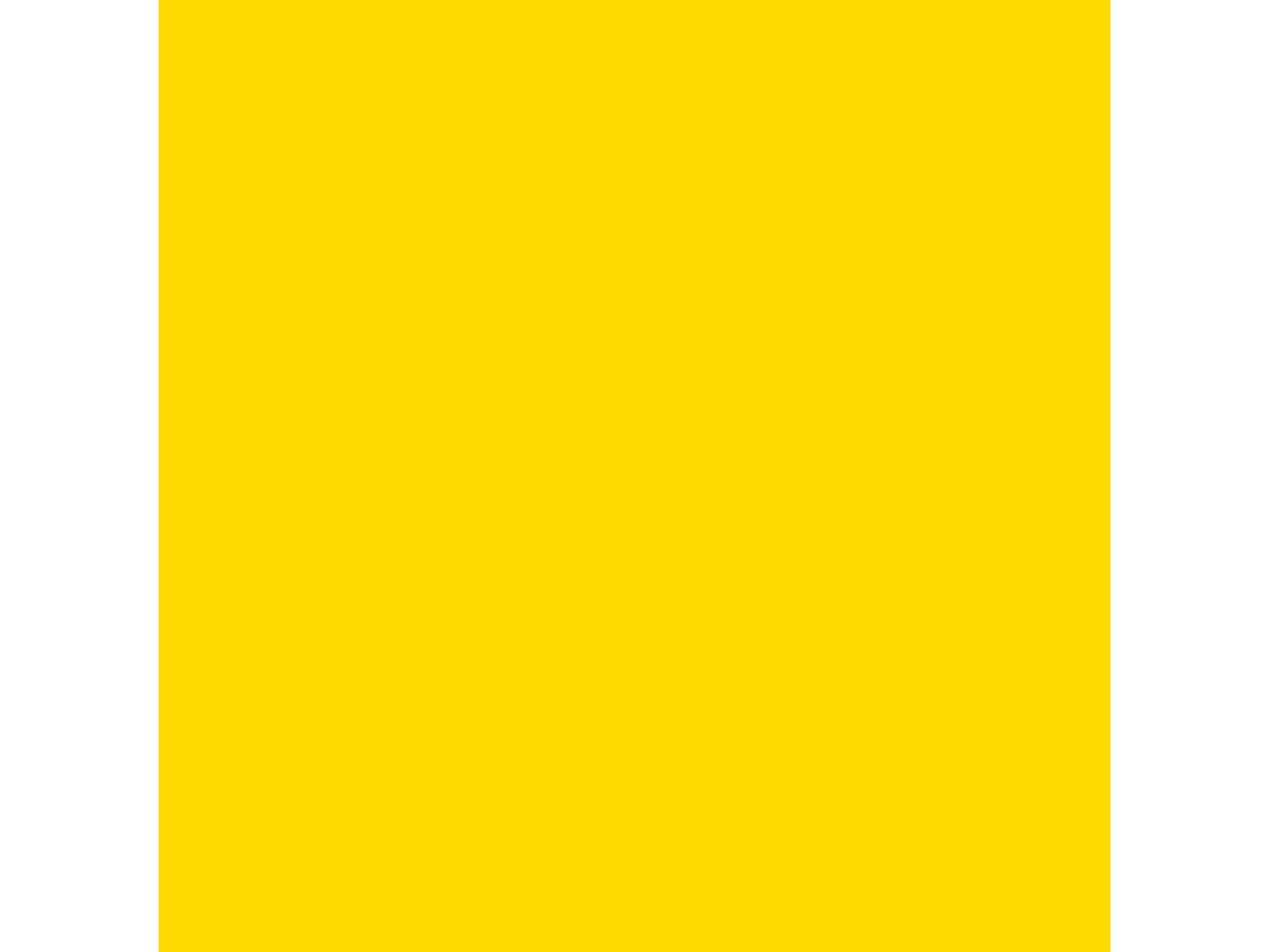Rosco E-Colour 010 Medium Yellow (48" x 25' Roll)