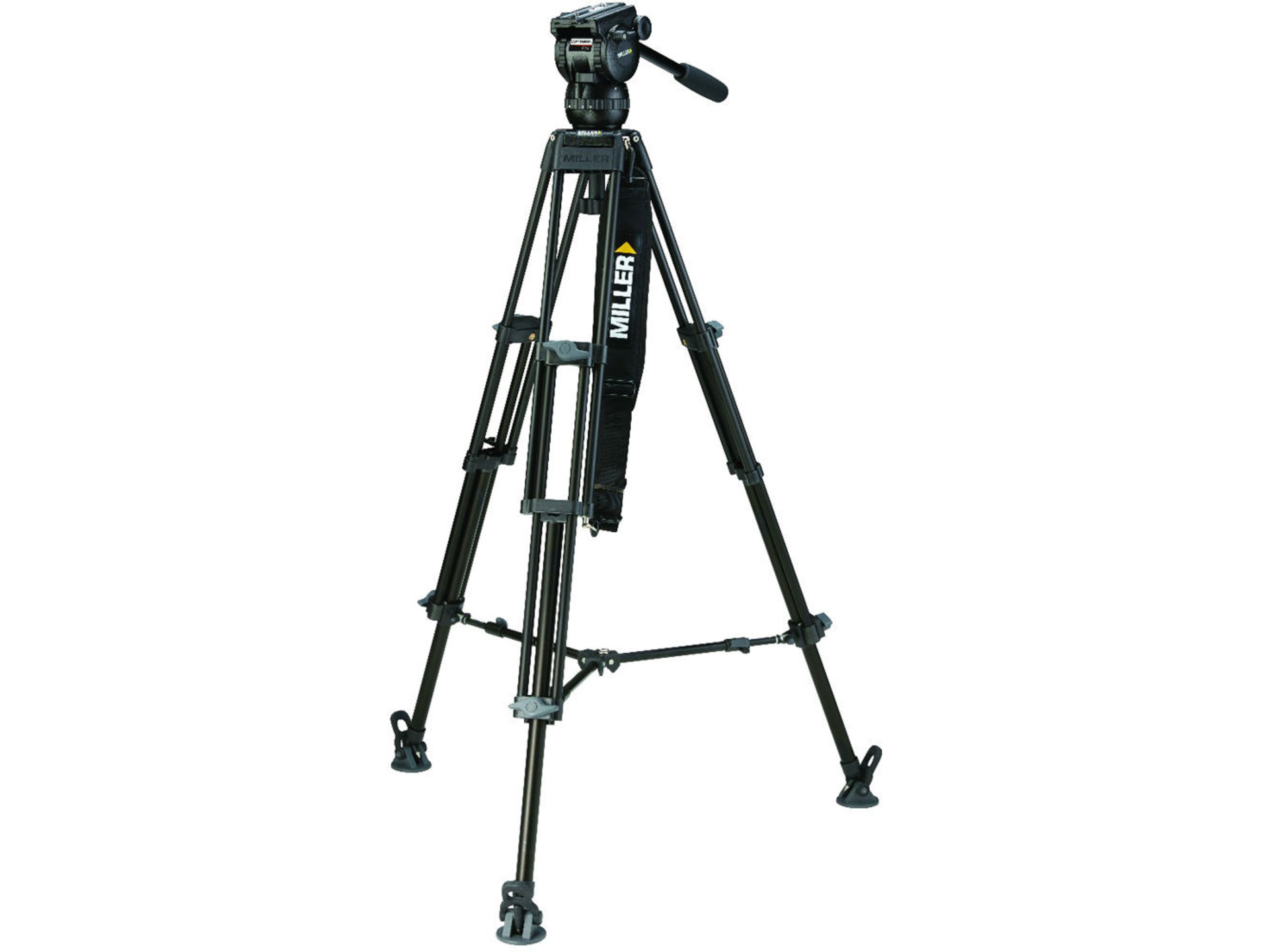 Miller CX2 Fluid Head with Toggle 75 2-Stage Alloy Tripod System (Mid-Level Spreader)