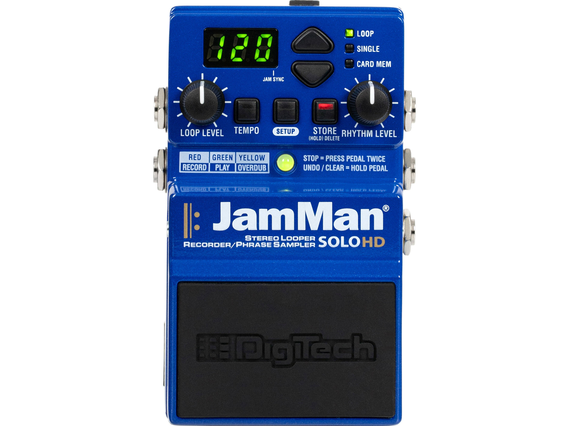 DigiTech JamMan Solo HD Stereo Looper/Recorder Pedal with USB
