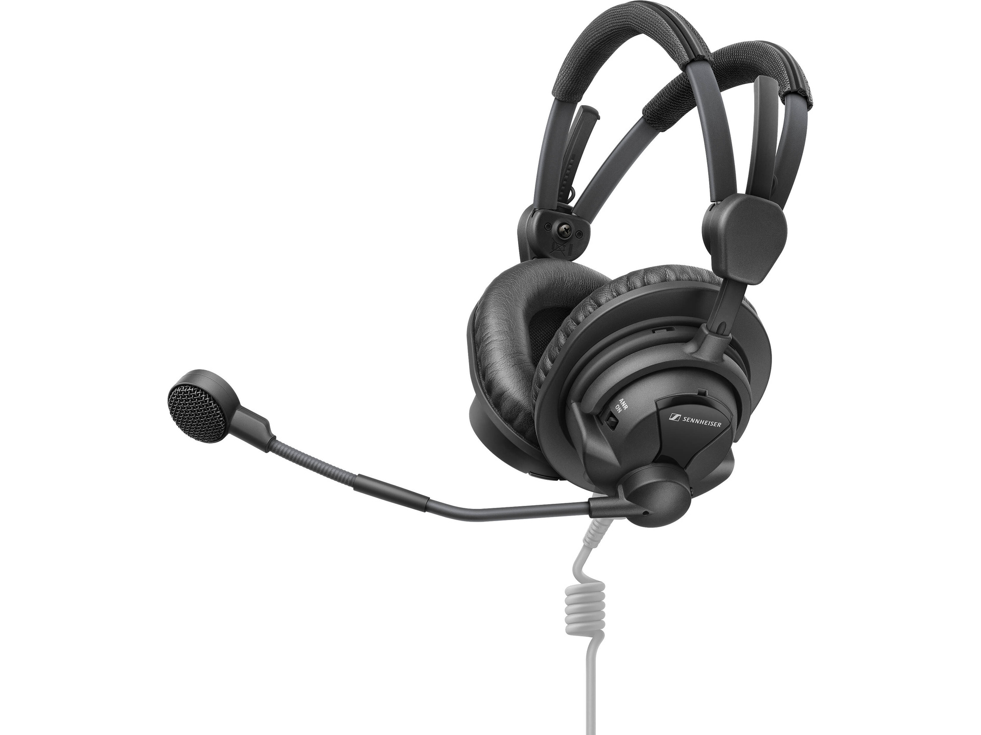 Sennheiser HMD 27 Dual-Ear Around-Ear Broadcast Headset with Dynamic Microphone (No Cable)