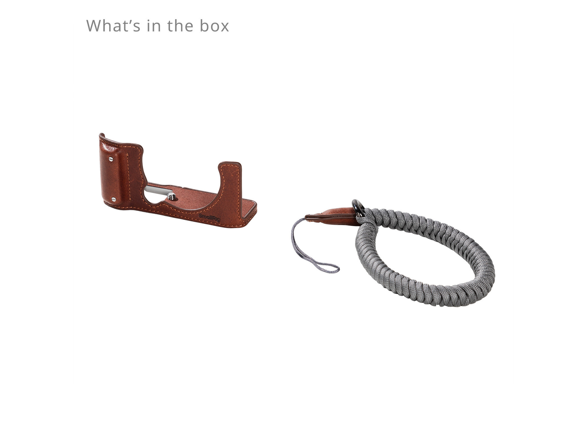 SmallRig 4880 Camera Leather Half Case Kit for FujiFilm X-M5 (Brown)