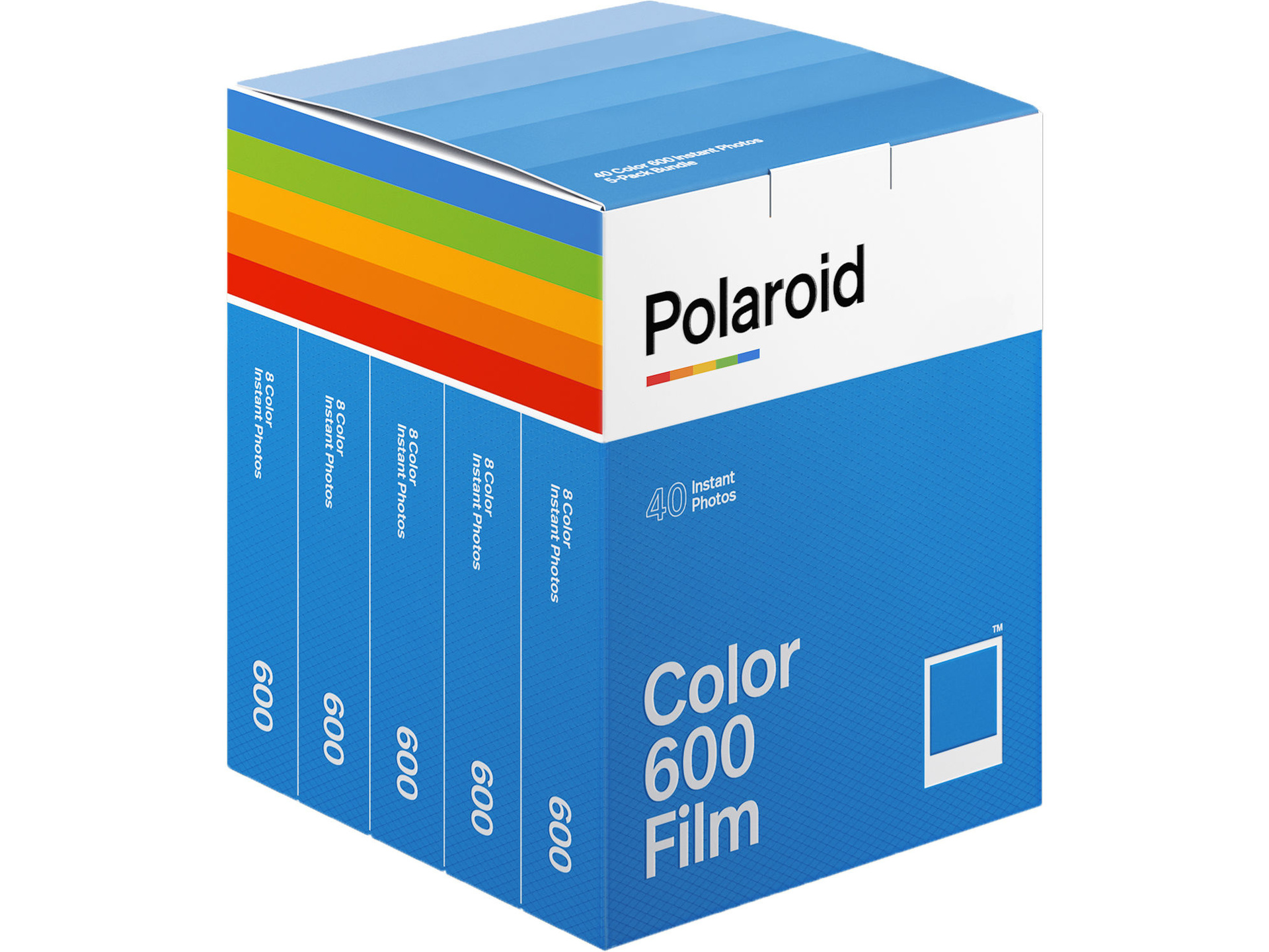 Polaroid Color 600 Instant Film (5-Pack, 40 Exposures)