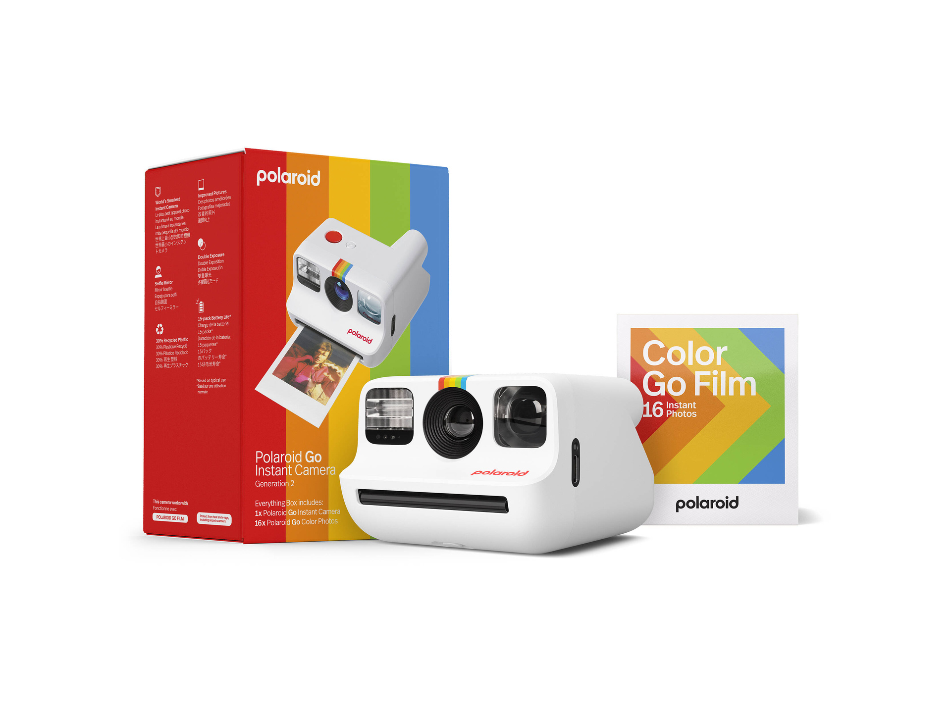 Polaroid Go Generation 2 Instant Film Camera Everything Box (White)