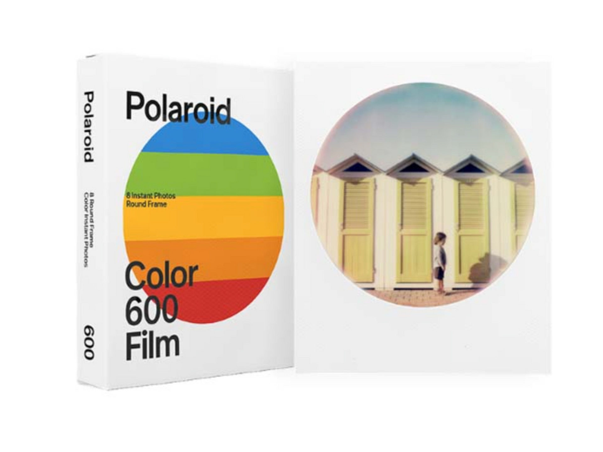Polaroid Color 600 Instant Film (Round Frame, 8 Exposures)