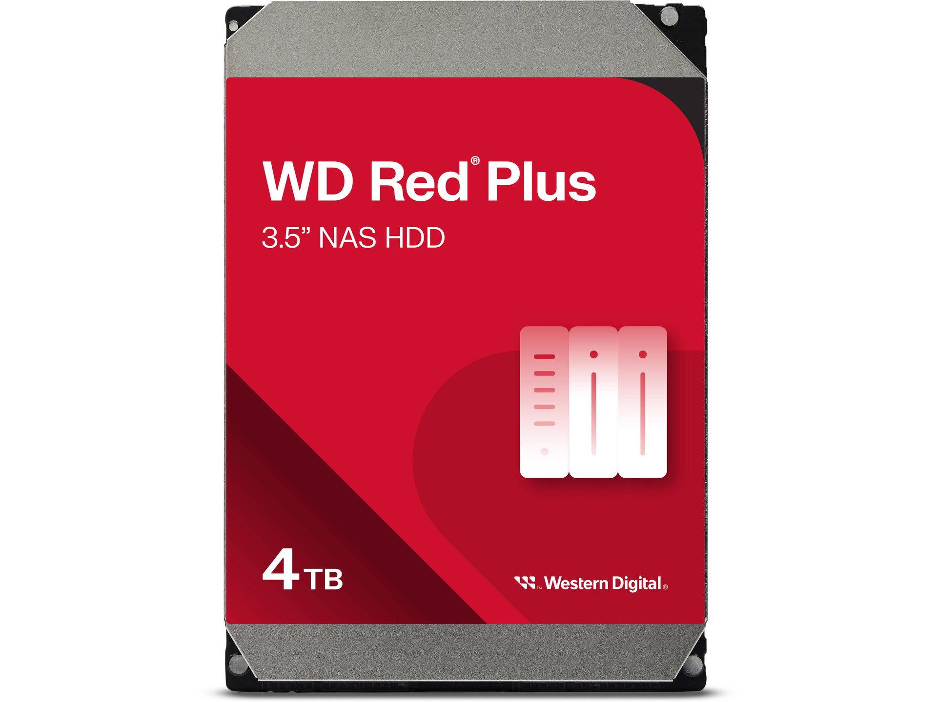 Western Digital 4TB Red Plus 5400 rpm SATA III 3.5" Internal NAS HDD