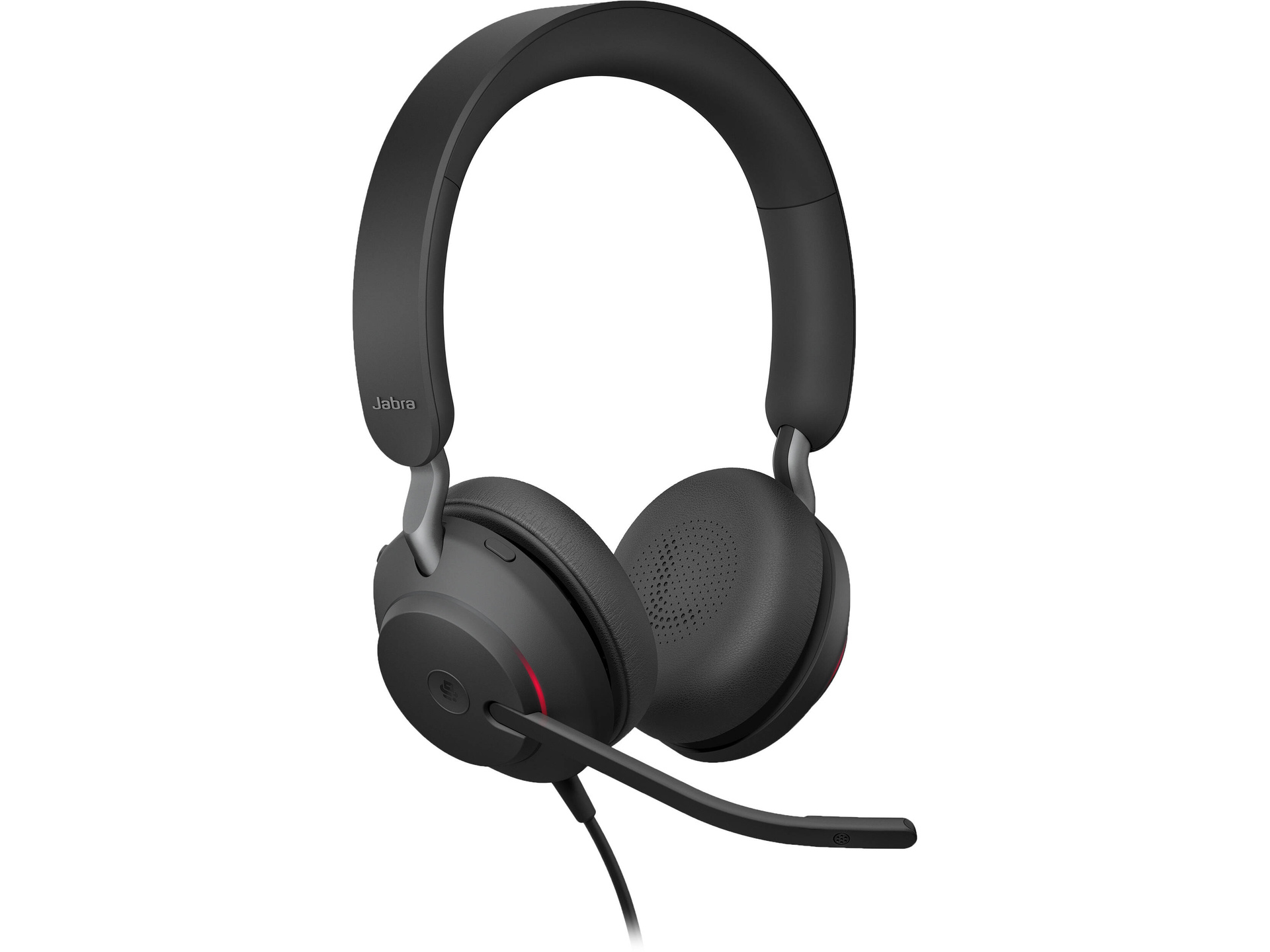 Jabra Evolve2 40 SE Stereo Wired On-Ear Headset (Unified Communications, USB-A, Black)