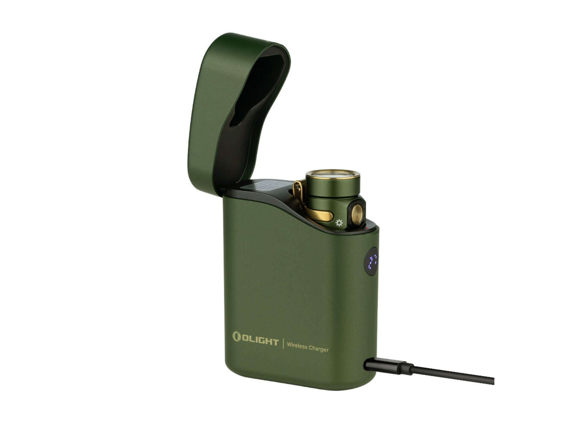 Olight Baton 4 Premium Edition LED Flashlight (OD Green)