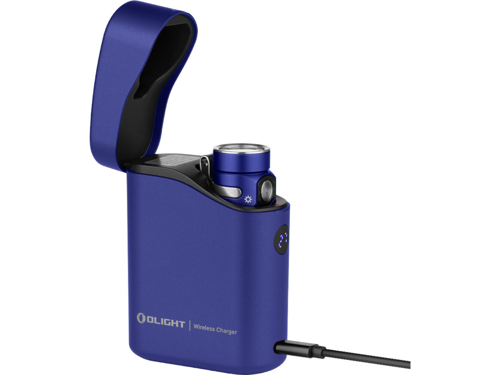 Olight Baton 4 Premium Edition LED Flashlight (Regal Blue)