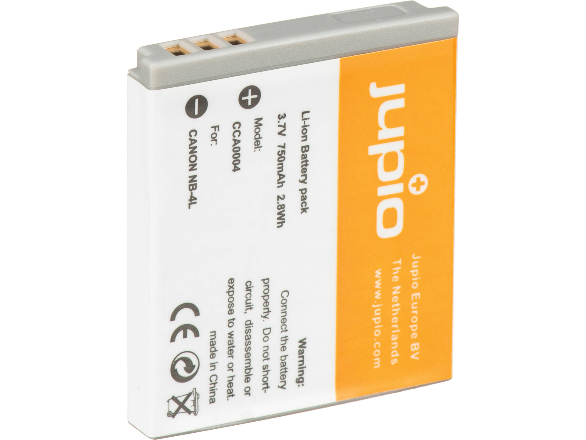 Jupio NB-4L Lithium-Ion Battery Pack (3.7V, 700mAh)