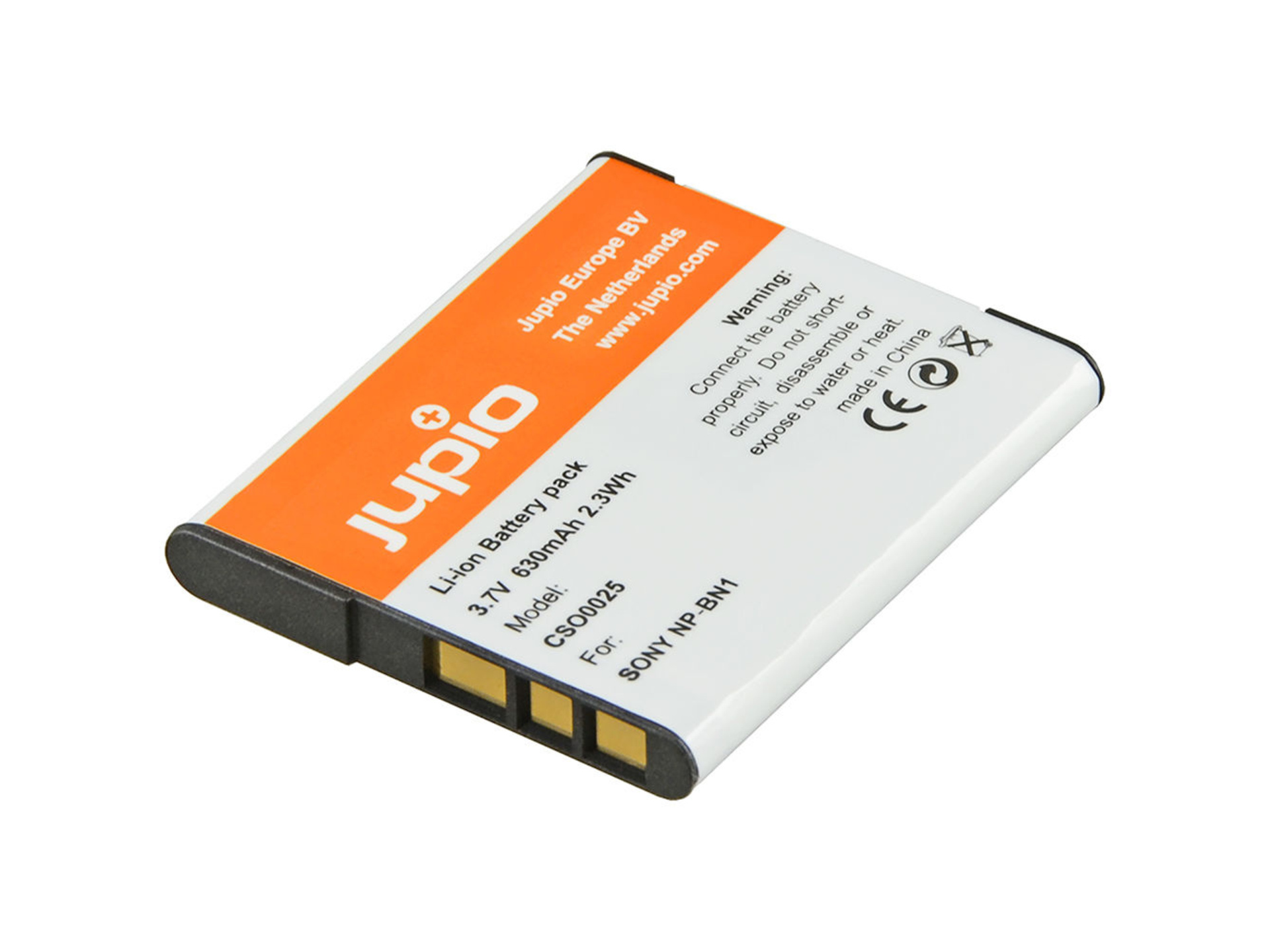Jupio NP-BN1 Lithium-Ion Battery Pack (3.6V, 630mAh)