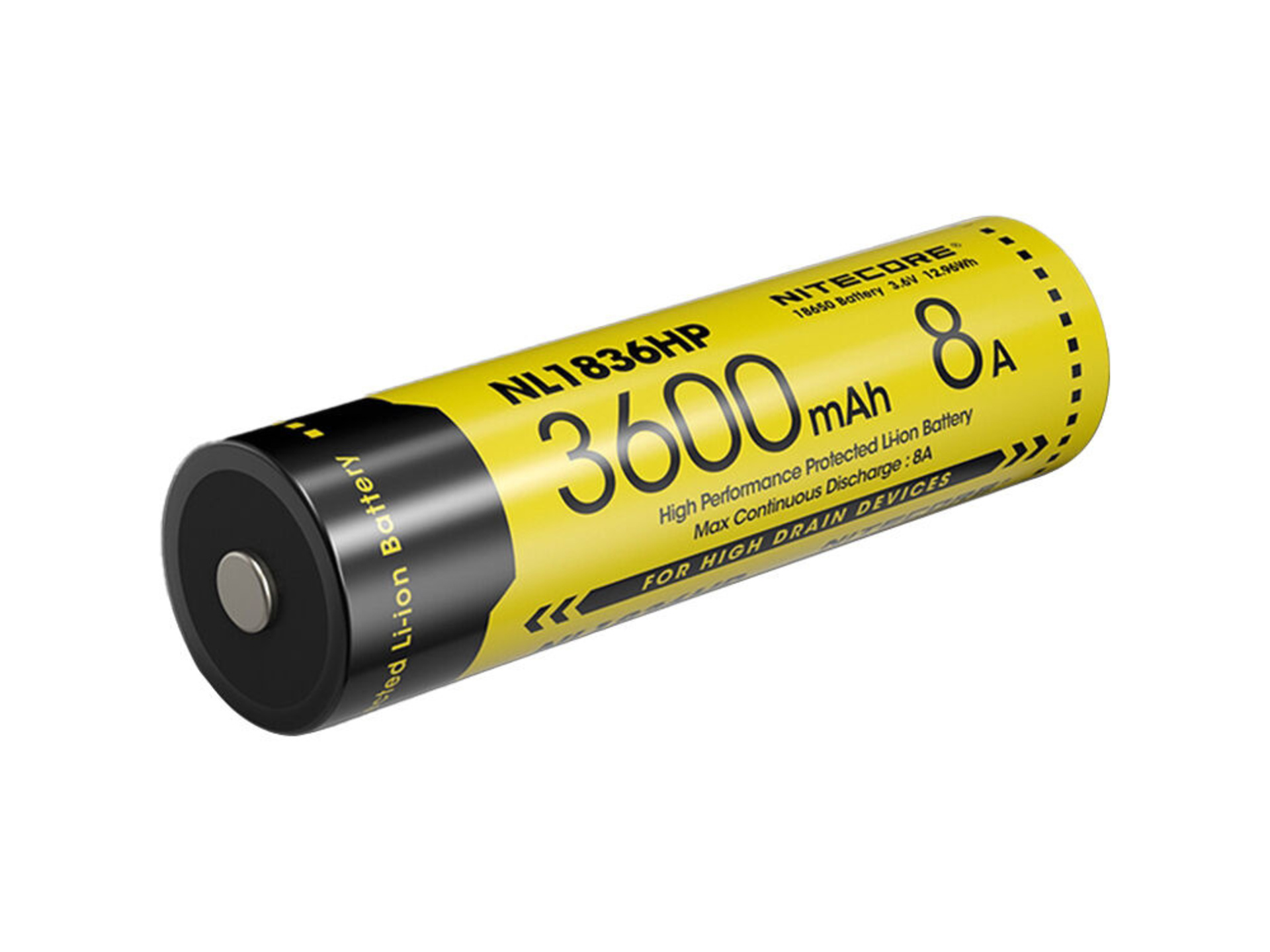 Nitecore NL1836HP 18650 Li-Ion Rechargeable Battery (3.6V, 3600mAh)