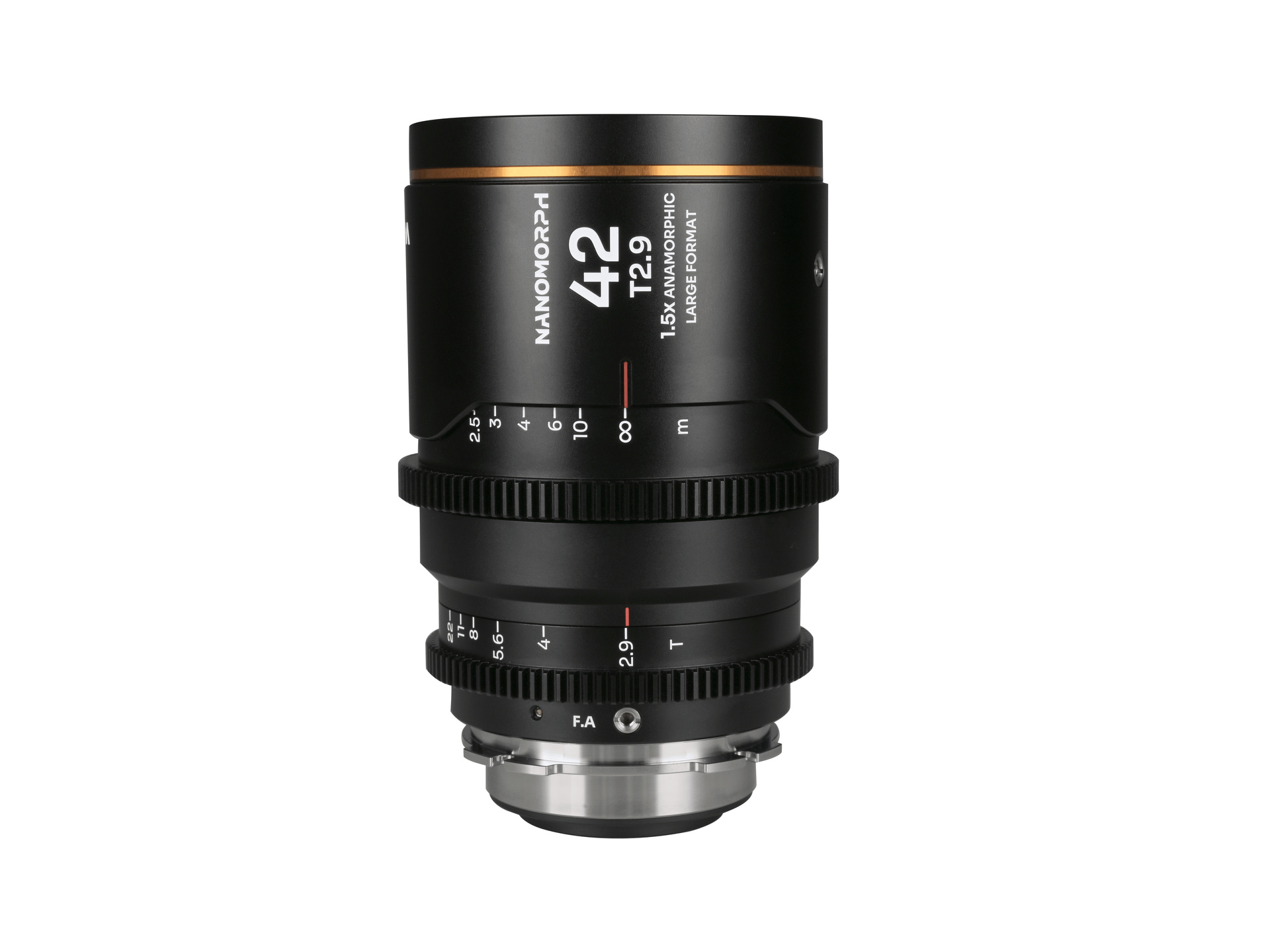 Laowa Nanomorph 42mm T2.9 1.5X LF Anamorphic Lens (Amber)