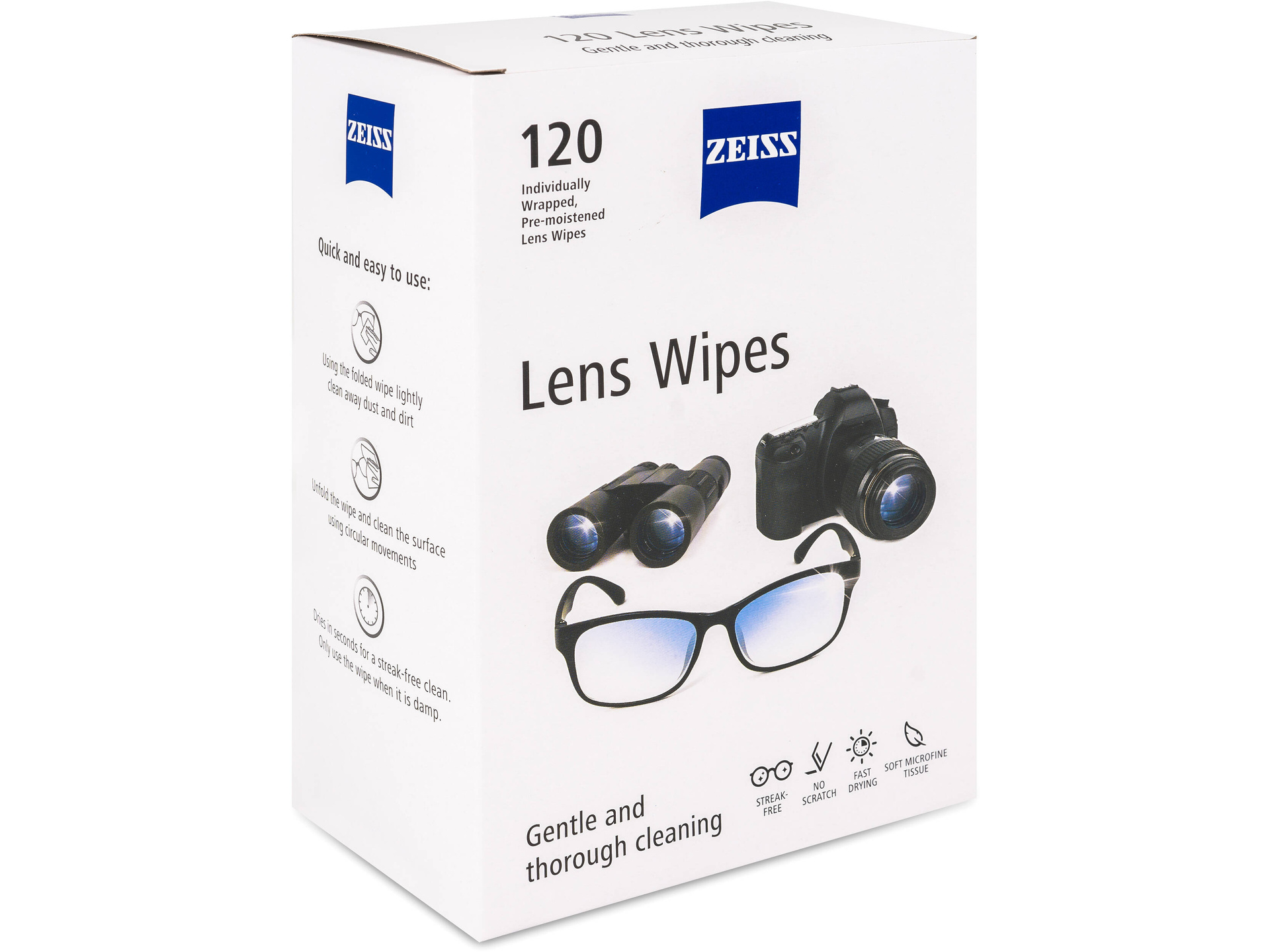 ZEISS Lens Wipes (120-Pack)