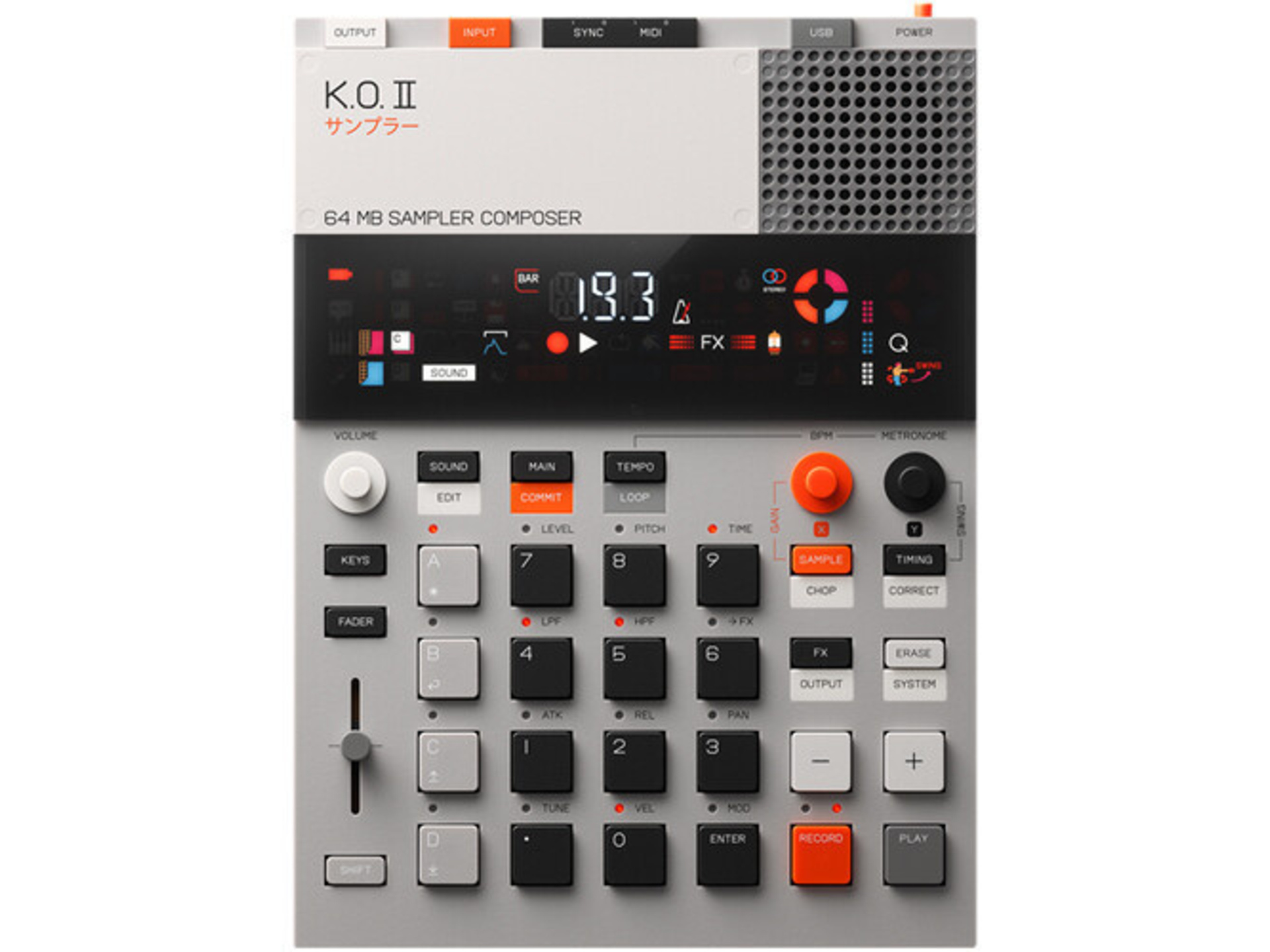 teenage engineering EP-133 K.O. II Portable Sampler Composer (Champ Edition)