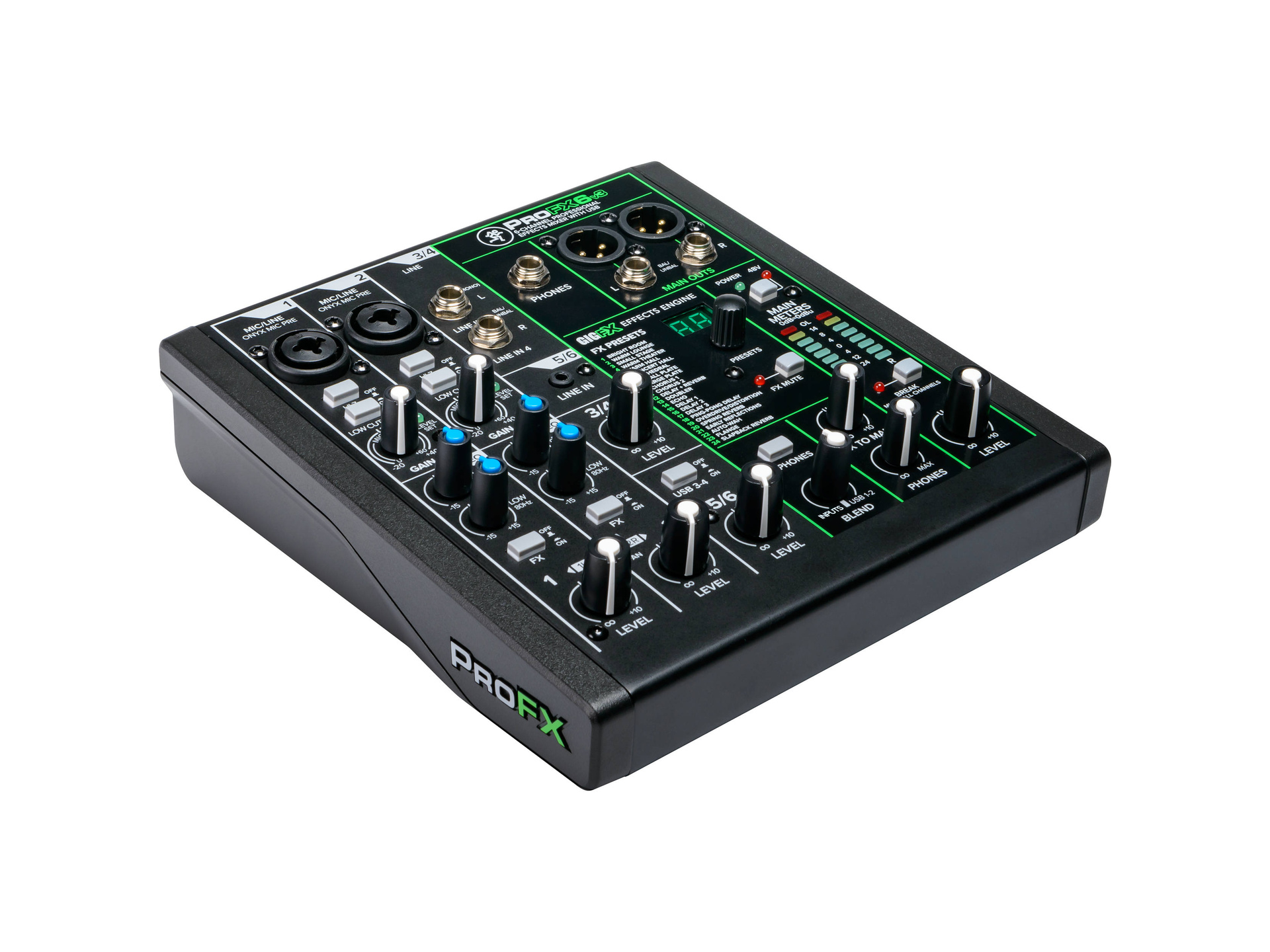 Mackie ProFX6v3 6-Channel Sound Reinforcement Mixer with Built-In FX
