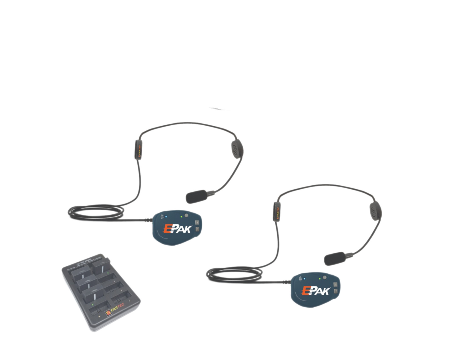 Eartec EPK-F2 Fusion Helmet Wireless Headset System (2 Headsets)