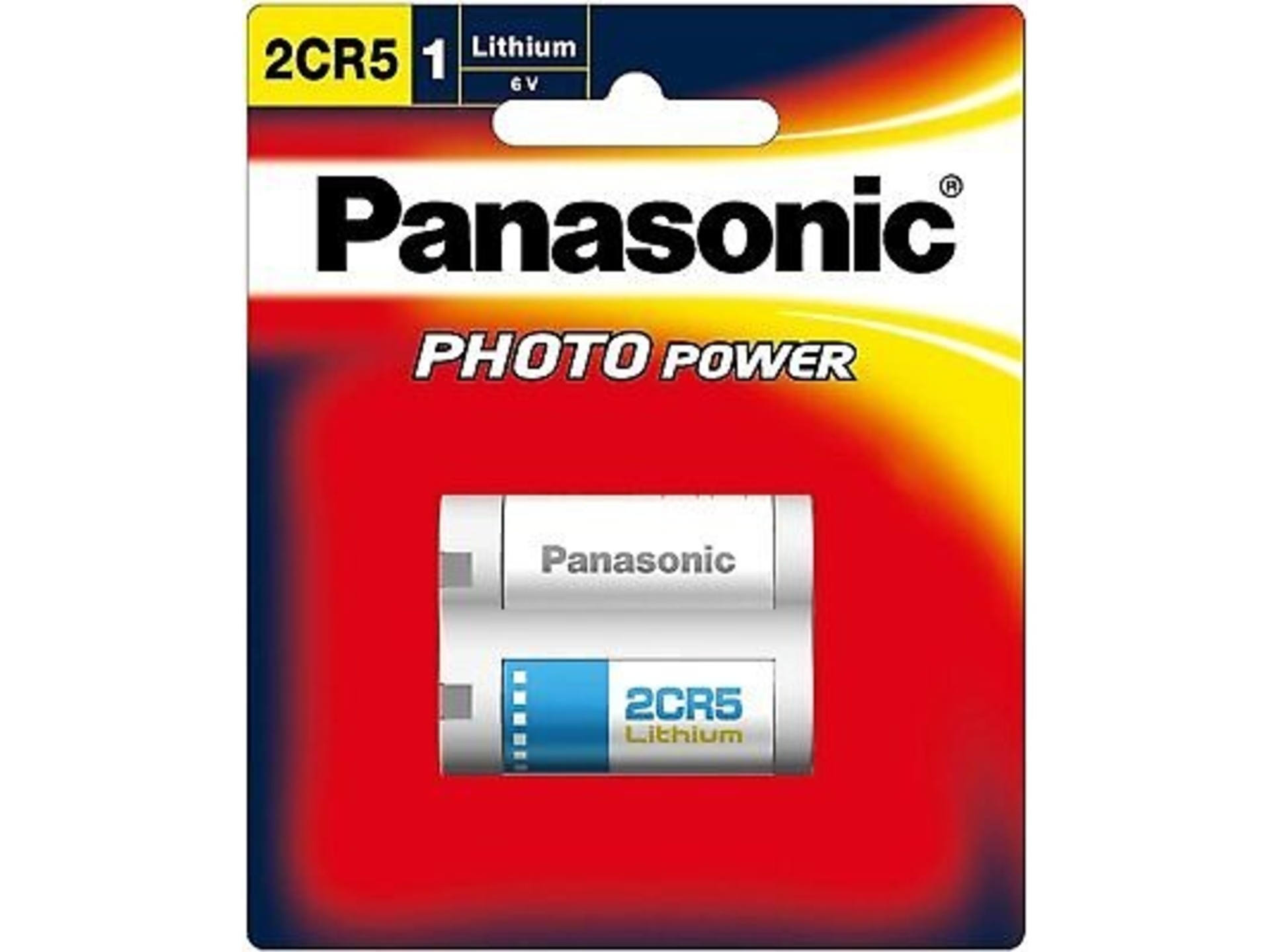 Panasonic 2CR-5W 6V Lithium Battery (2-Pack)