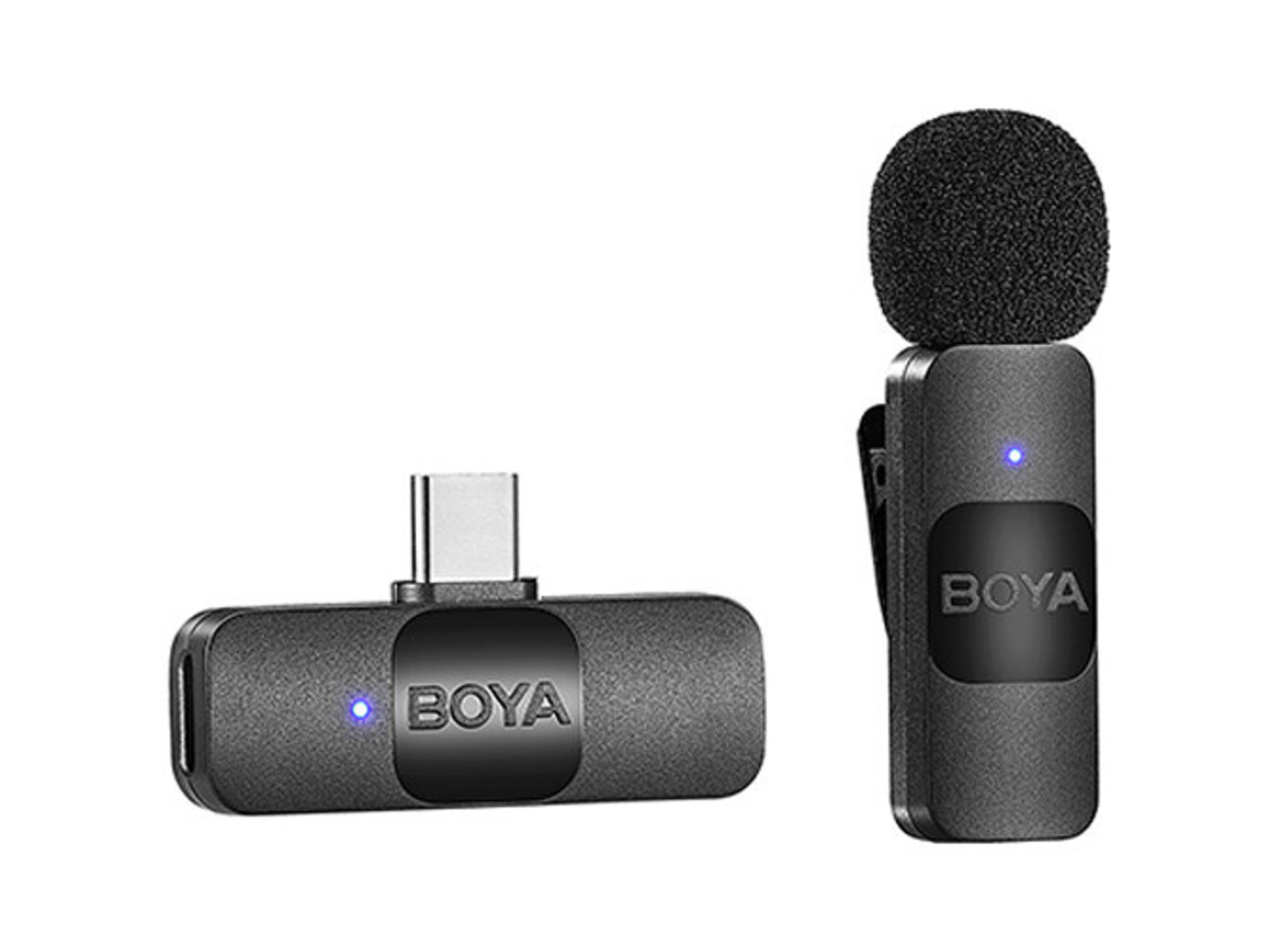 BOYA BY-V10 Ultracompact Wireless Microphone System with USB-C for Mobile Devices (2.4 GHz)