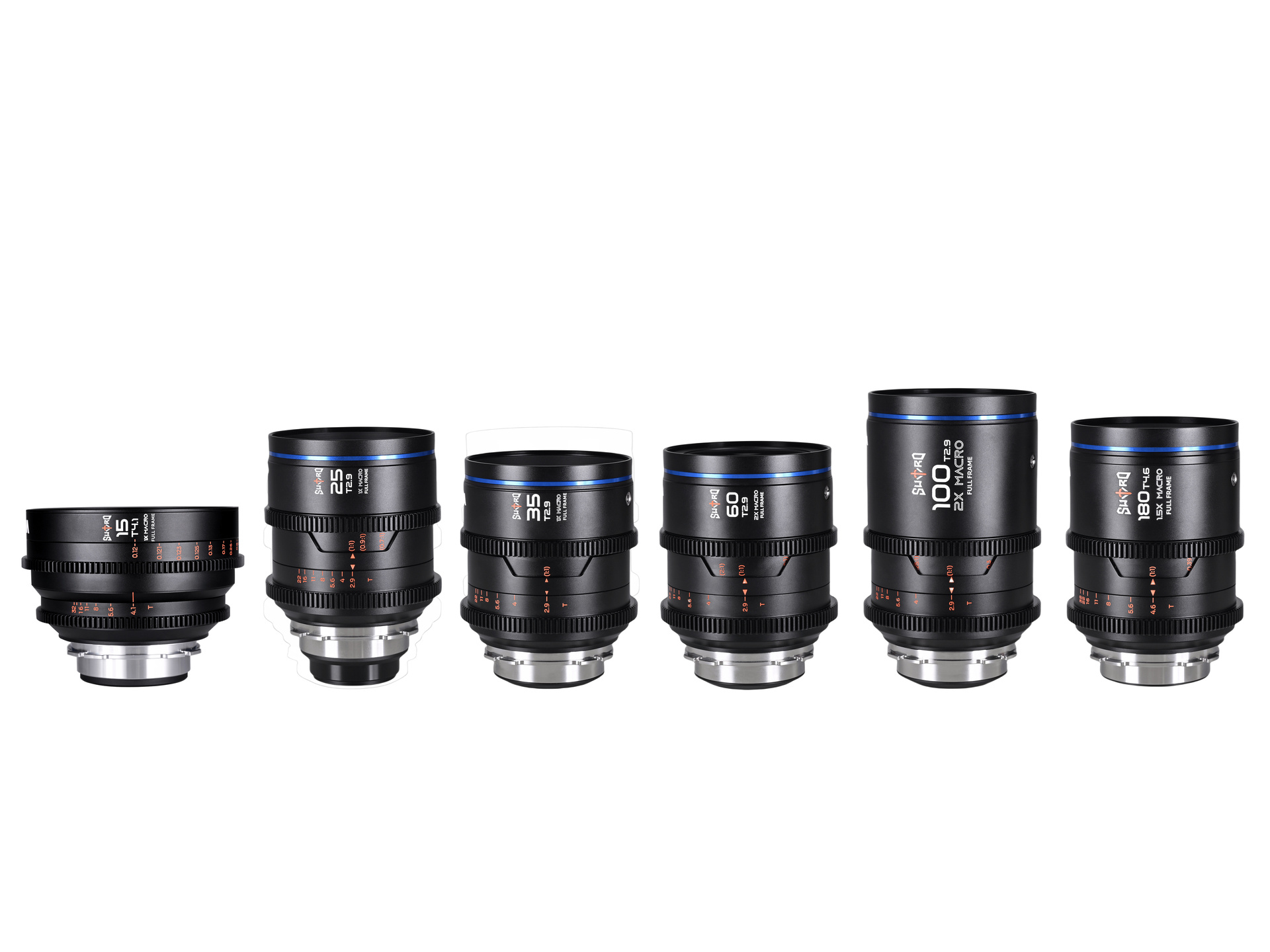 Laowa Sword Cine 15/25/35/60/100/180mm 6-Lens Bundle (ARRI PL)