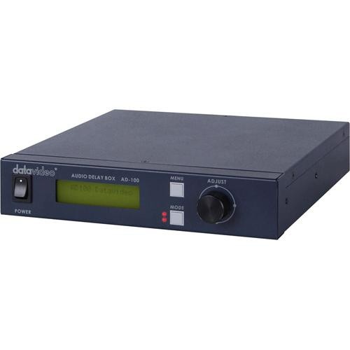 Datavideo AD-100M Audio Delay Box with Microphone Input (Up to 700ms Delay)