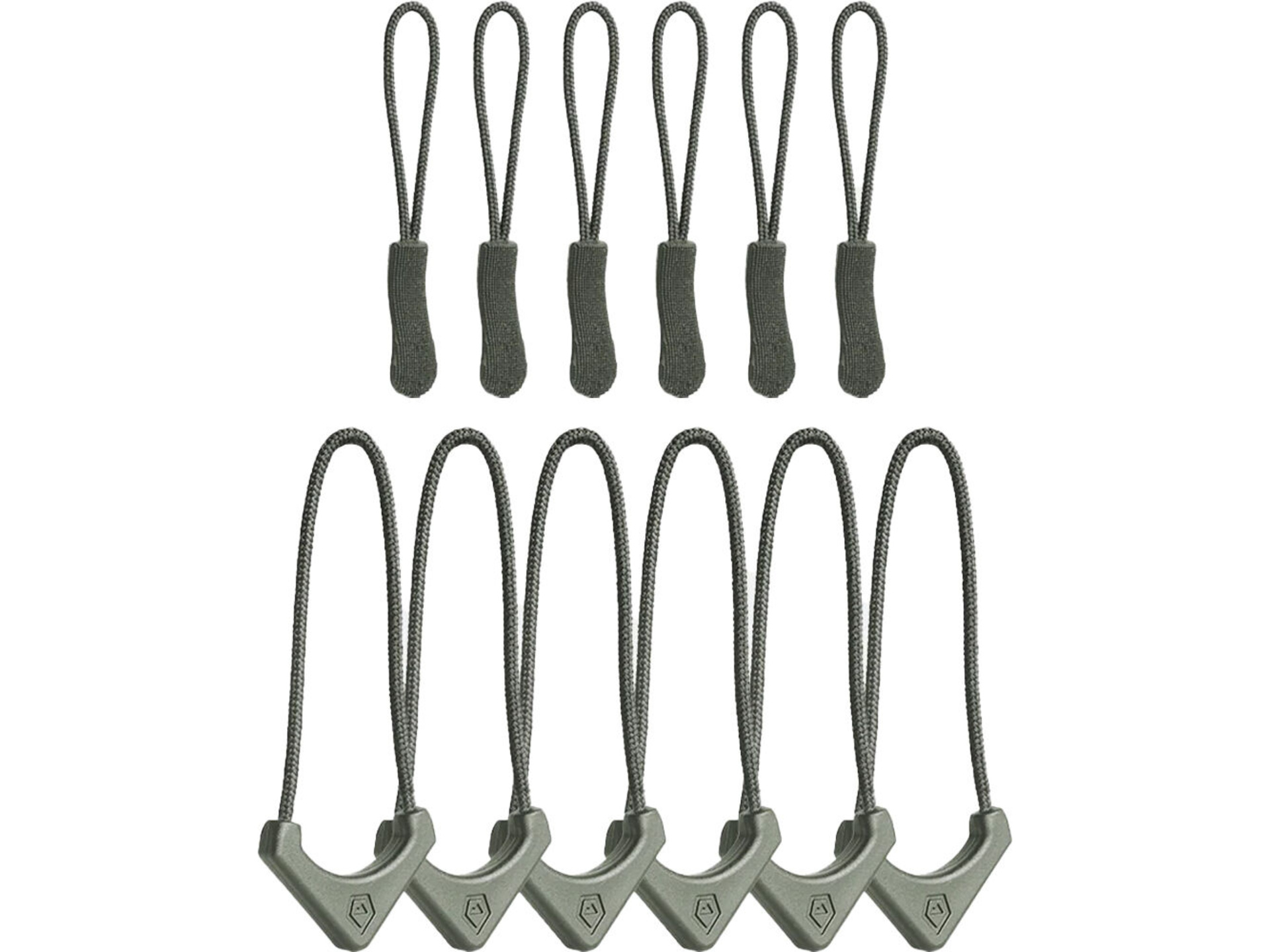 WANDRD Standard Zipper Puller (Wasatch Green, 12-Pack)