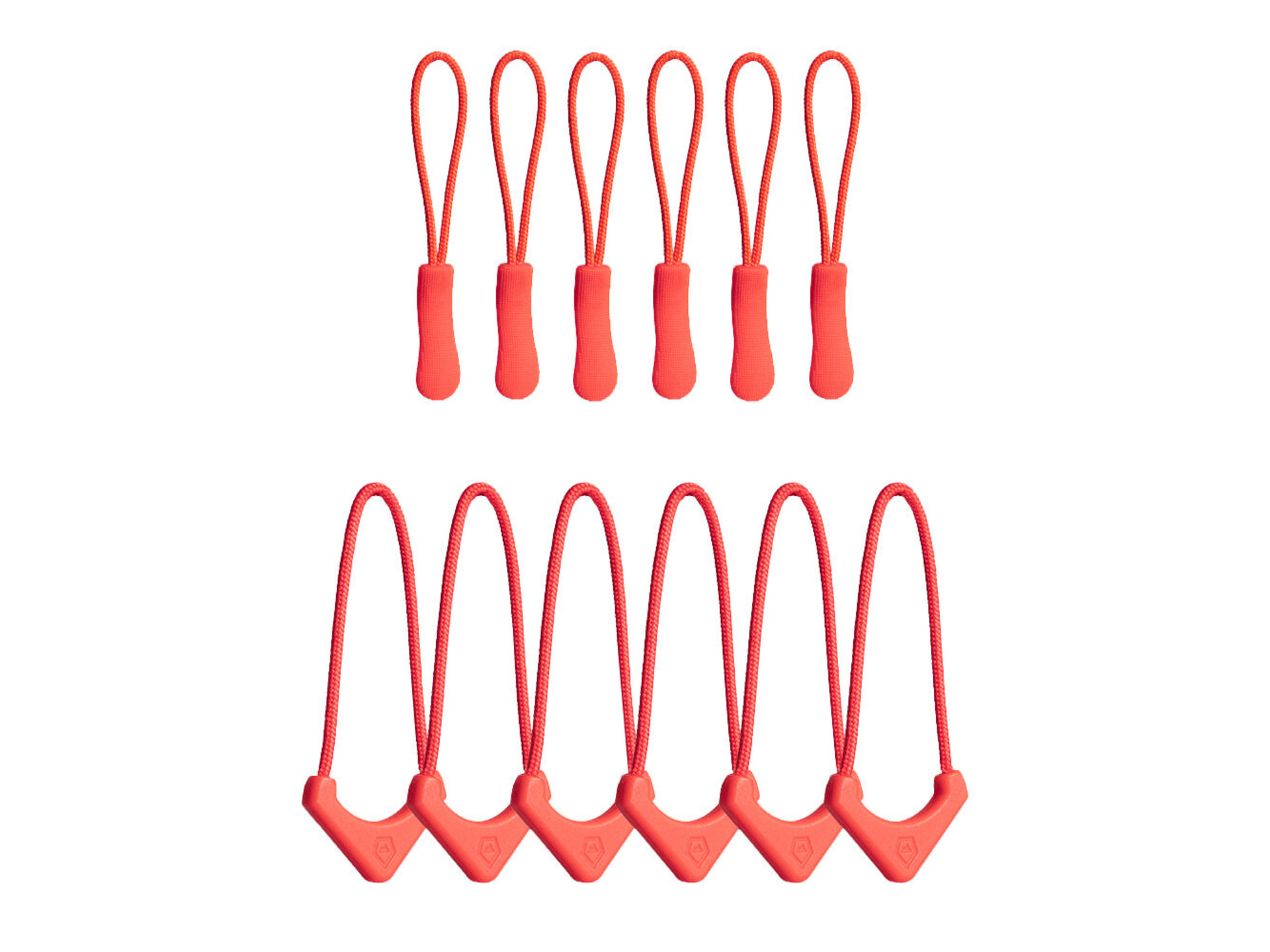 WANDRD Standard Zipper Puller (Red, 12-Pack)