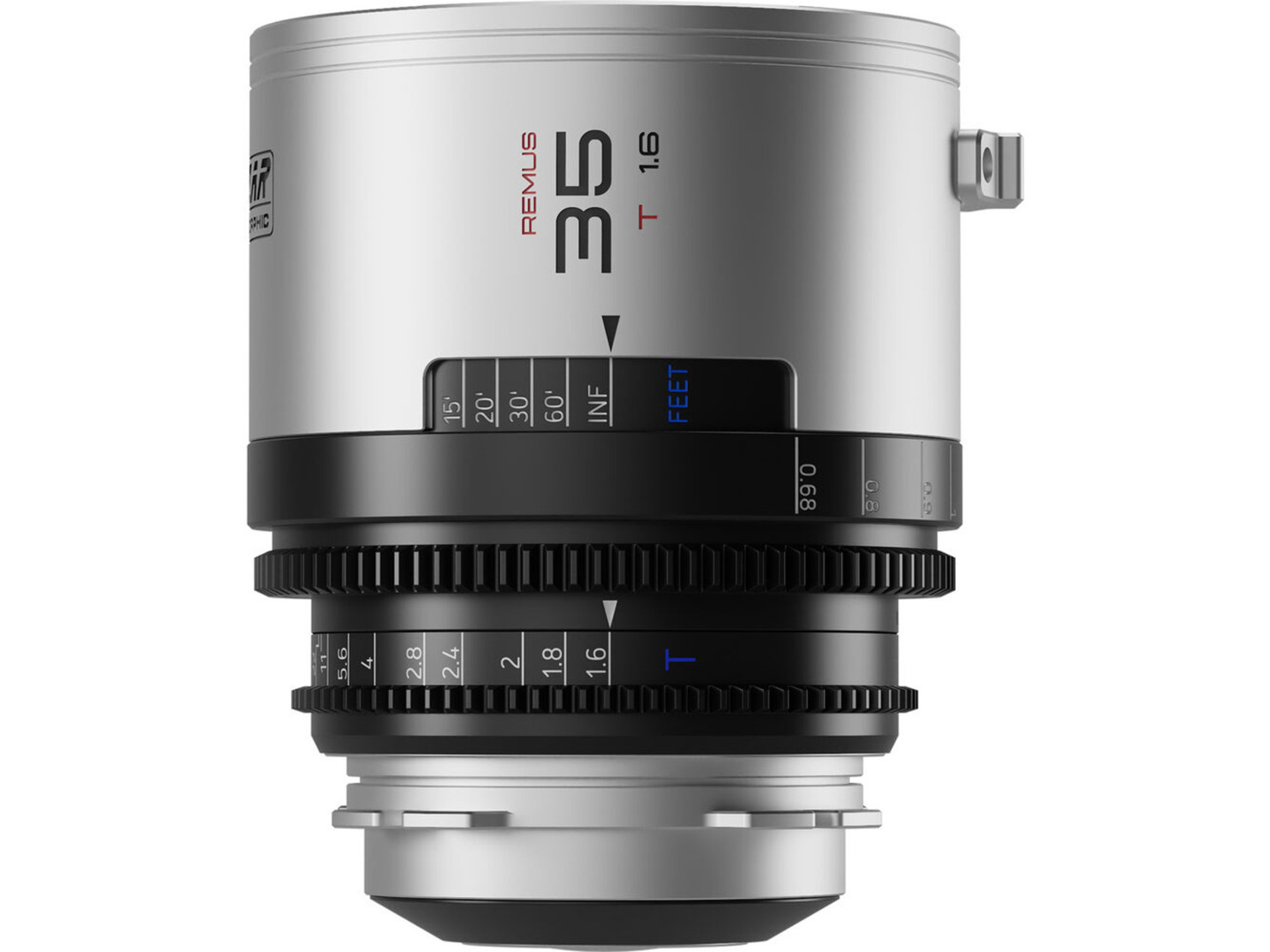 Blazar Remus 35mm T1.6 Super35 1.5x Anamorphic Lens (ARRI PL, Silver Flare)