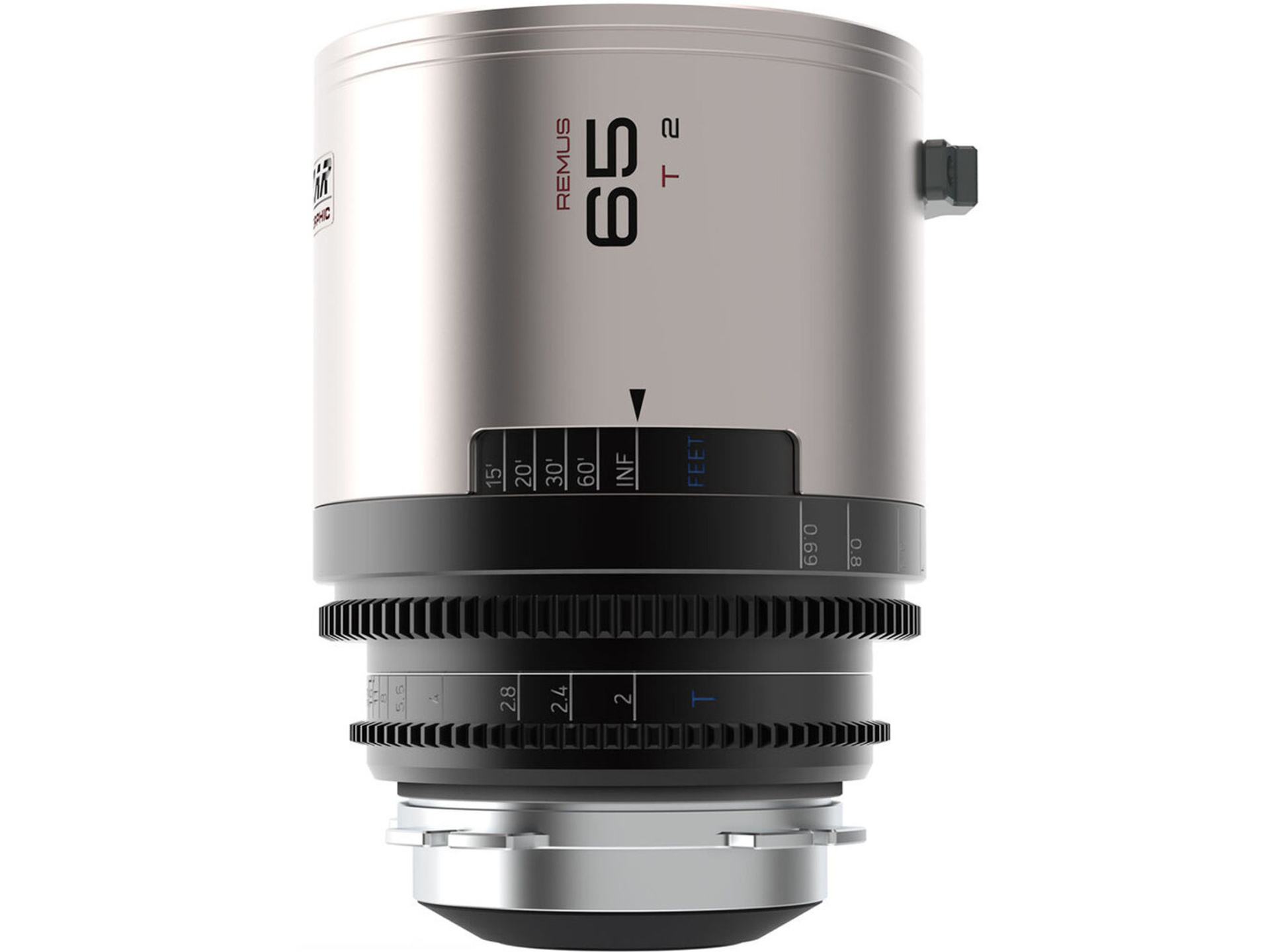 Blazar Remus 65mm T2.0 Full-Frame 1.5x Anamorphic Lens (ARRI PL, Silver Flare)