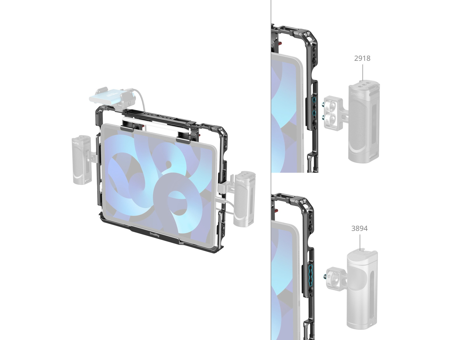 SmallRig iPad用 メタルケージ MD5059/Y33102-Q1 SmallRig MD5059 Universal Cage for iPad | Rubber Monkey | NZ